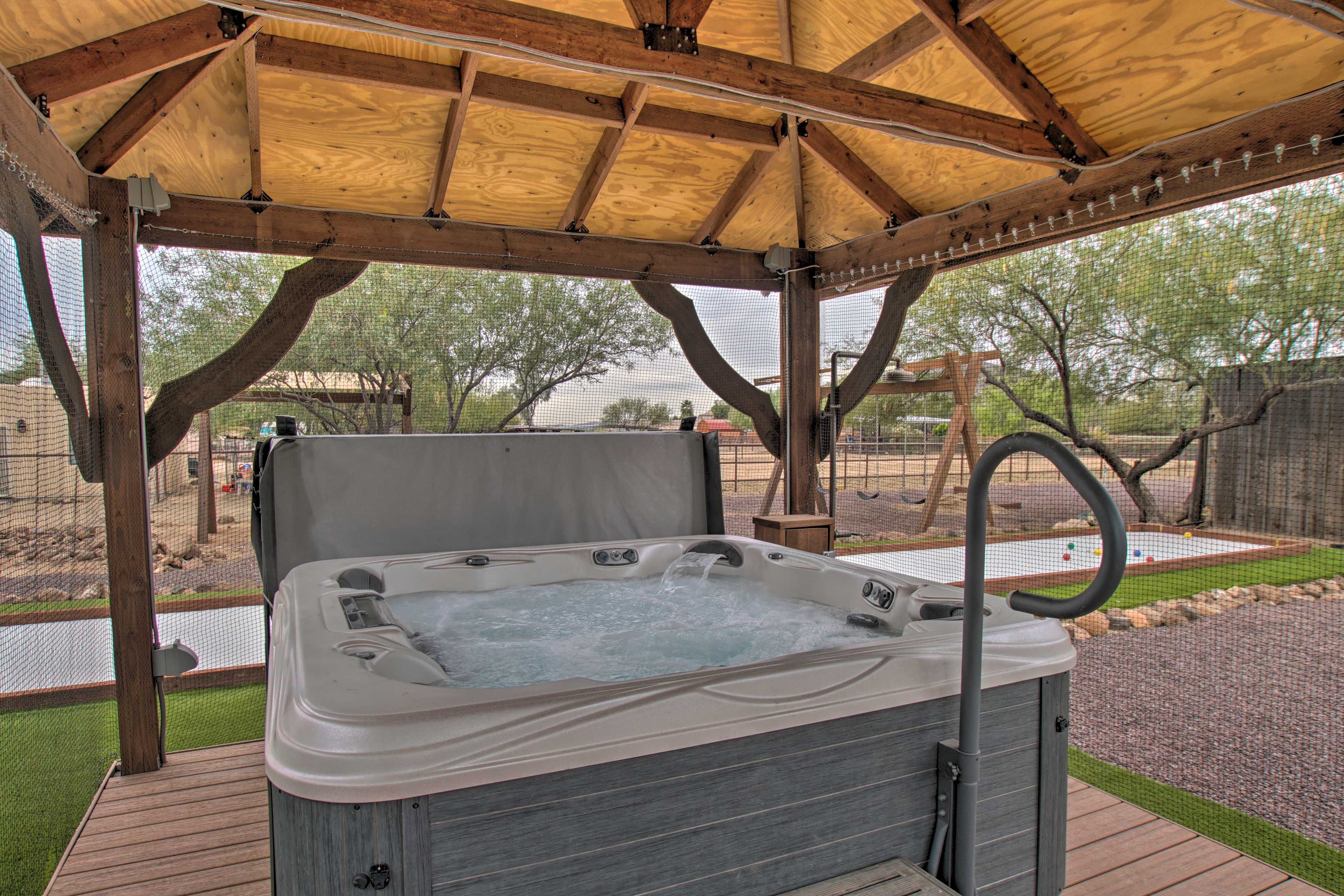 Property Image 1 - ’Kick Back Corral’ w/ Private Hot Tub & Yard!