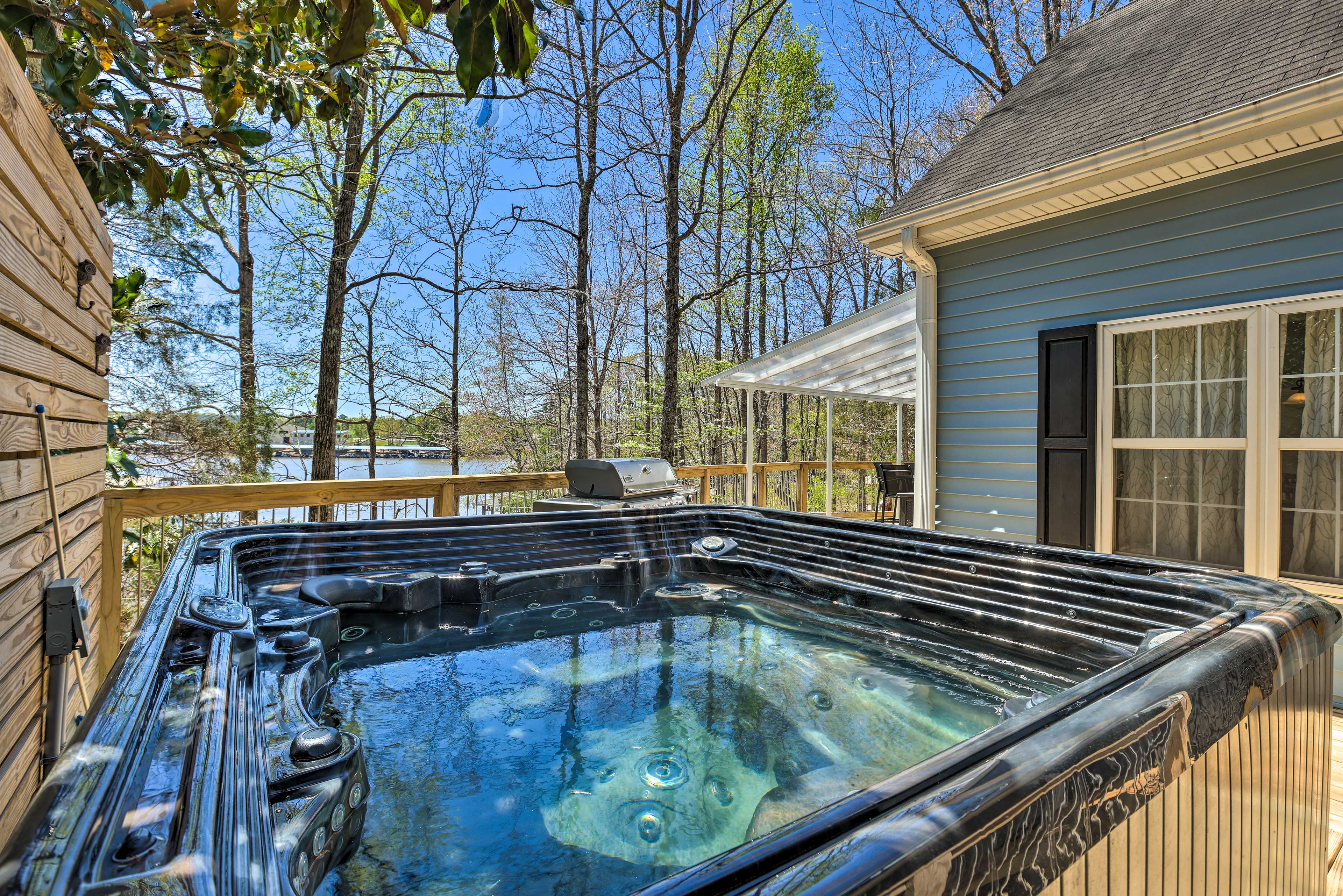 Property Image 2 - Lakefront Wedowee Home w/ Private Dock & Hot Tub!