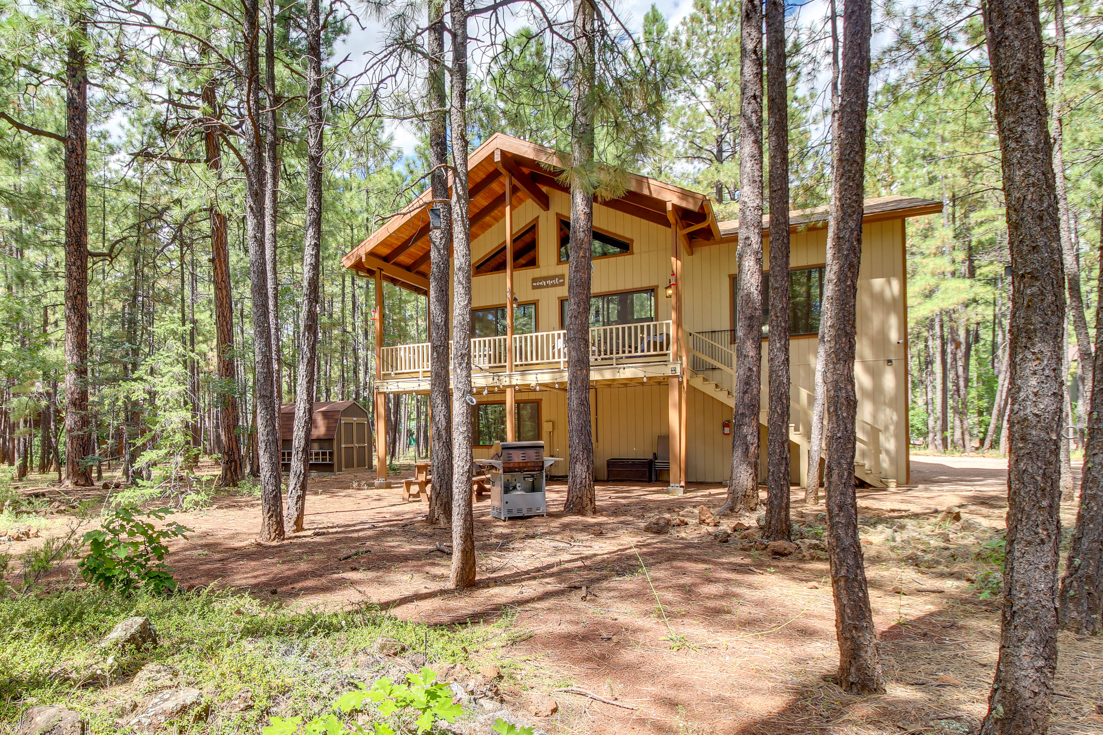 Property Image 2 - Remodeled Pinetop Cabin w/ EV Charger & Game Room!