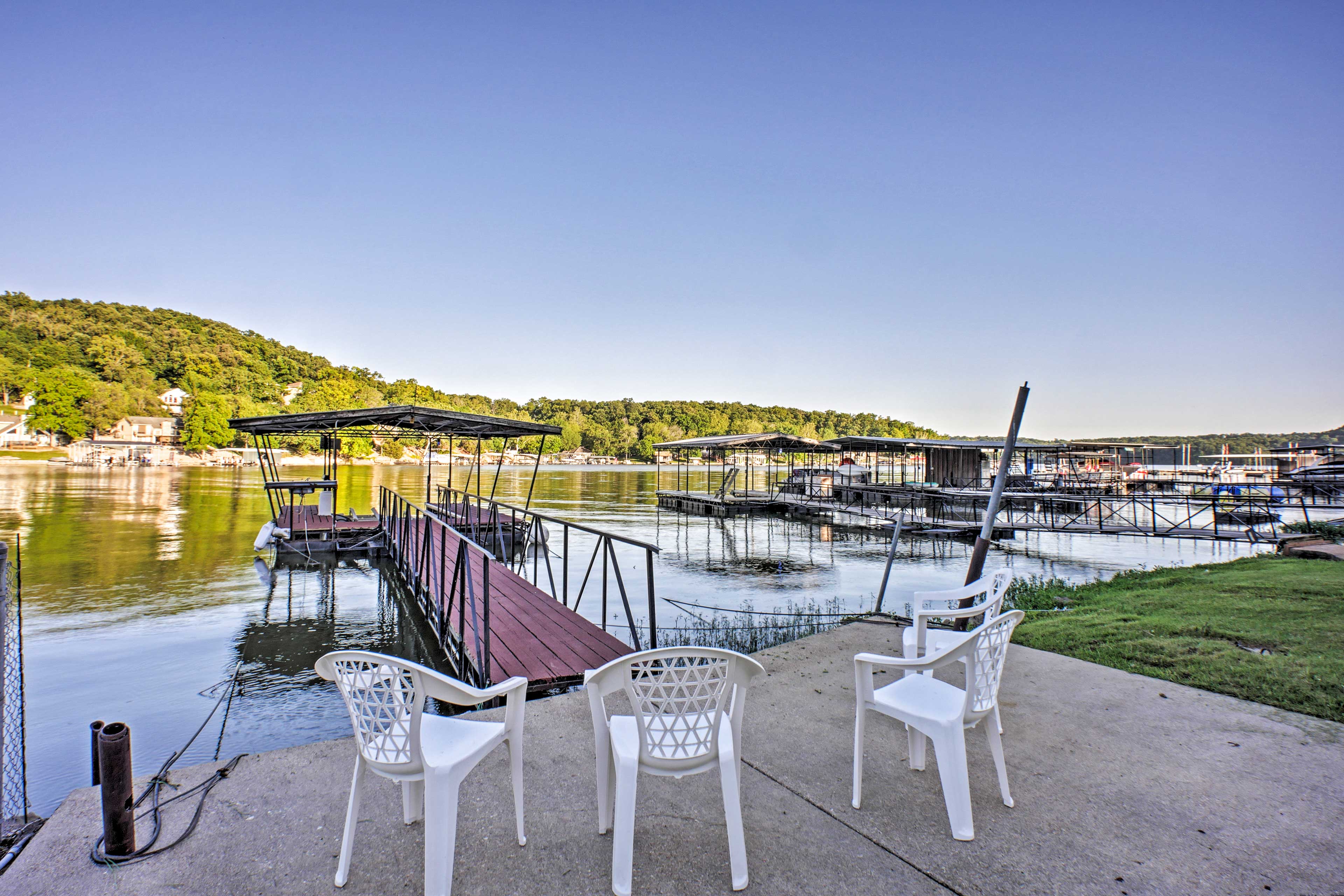 Property Image 2 - Lakefront Sunrise Beach Home w/ Boat Dock!