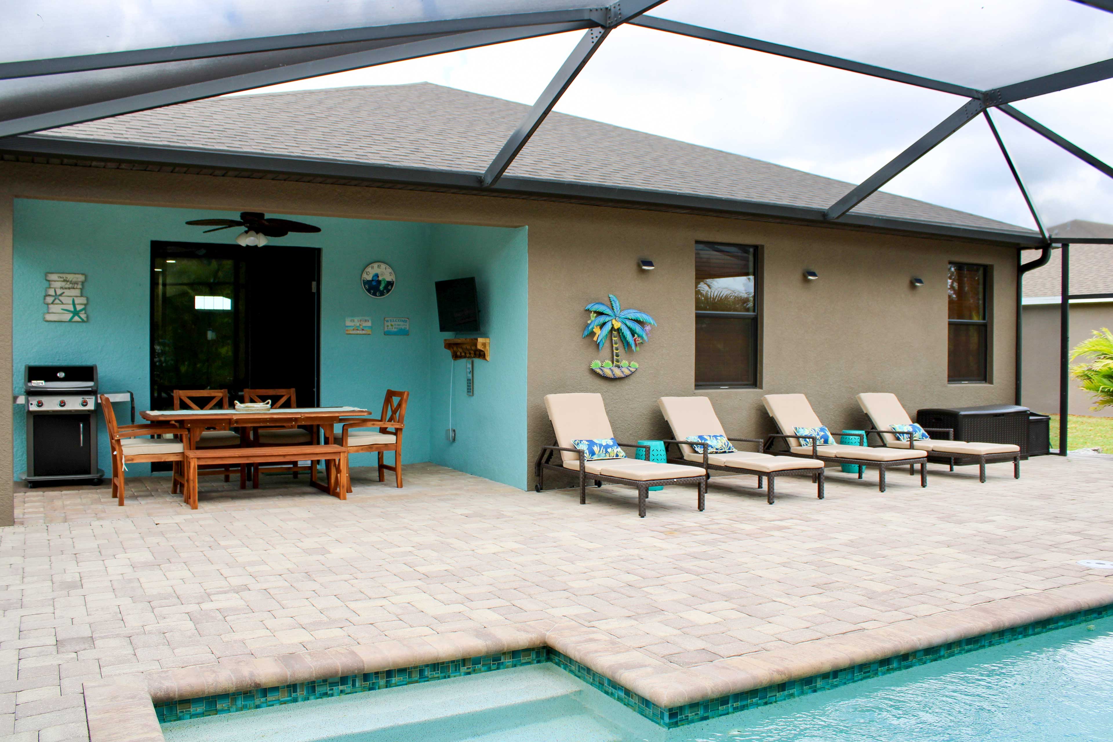 Property Image 1 - Pool & Lanai: Centrally Located Cape Coral Home