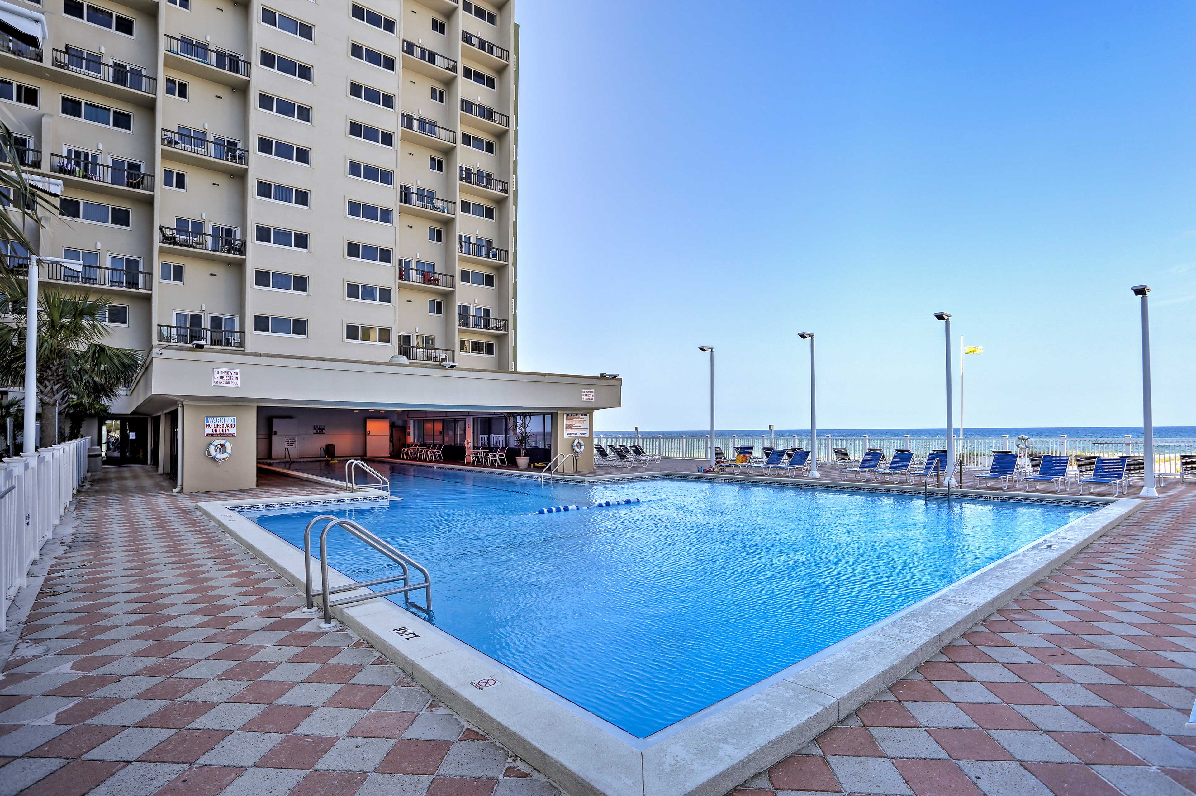 Property Image 2 - Resort-Style Condo w/ Balconies & Beach Views