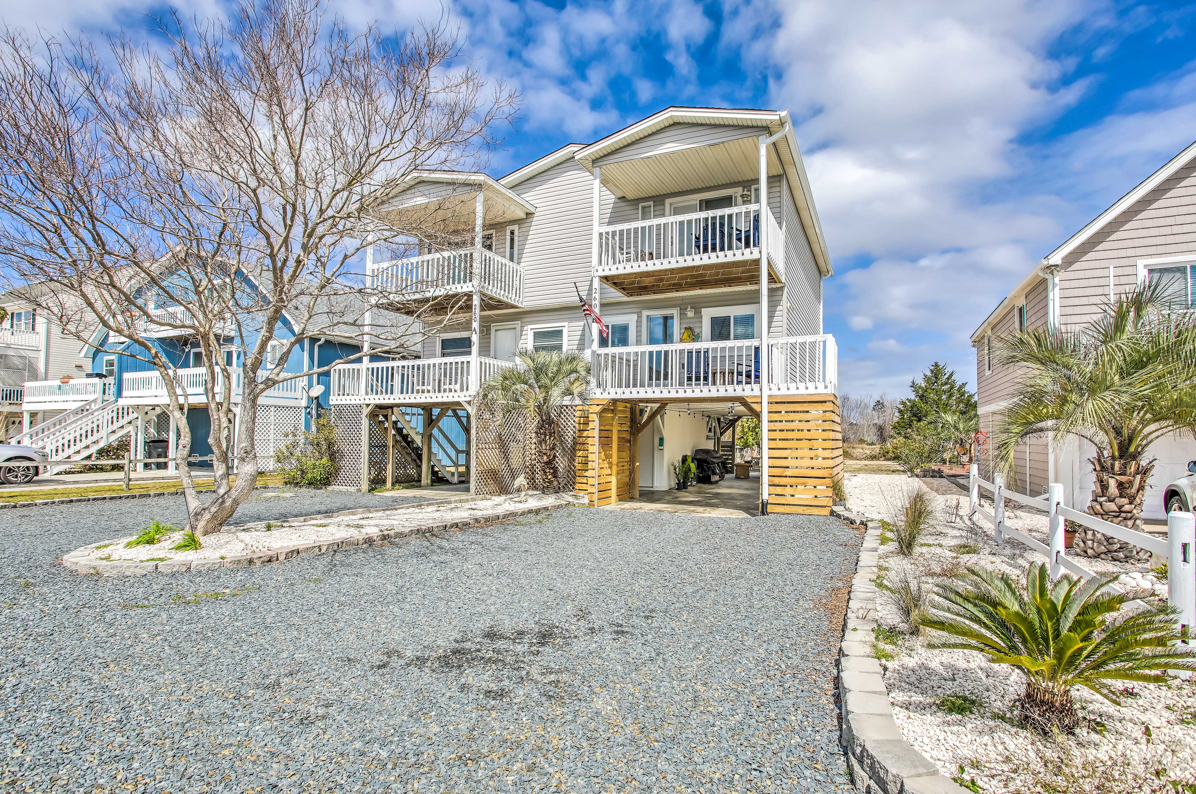 Property Image 2 - Coastal Oasis w/ Decks: Walk to Holden Beach!