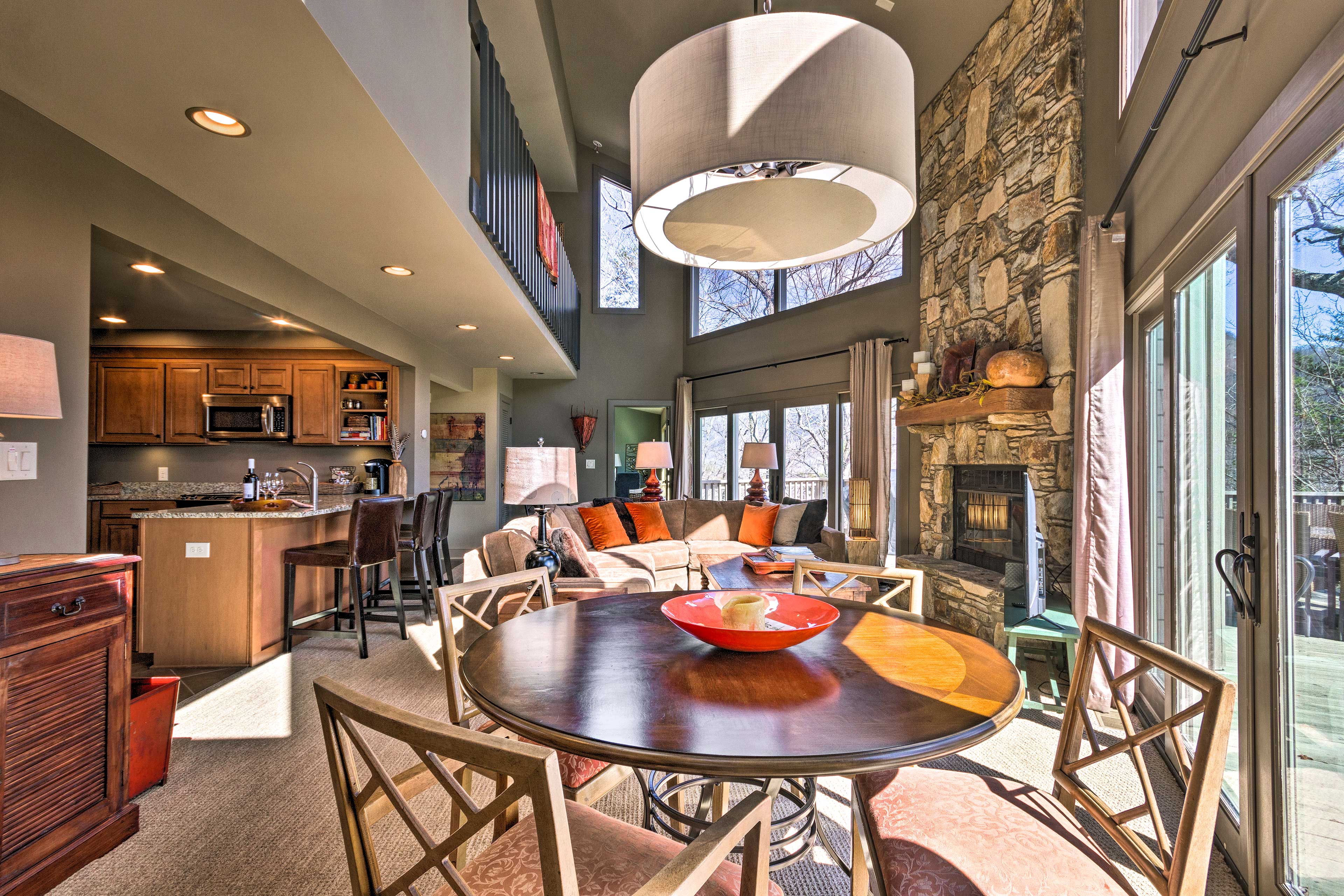 Property Image 2 - Luxe Rumbling Bald Retreat w/ Deck & Mountain View