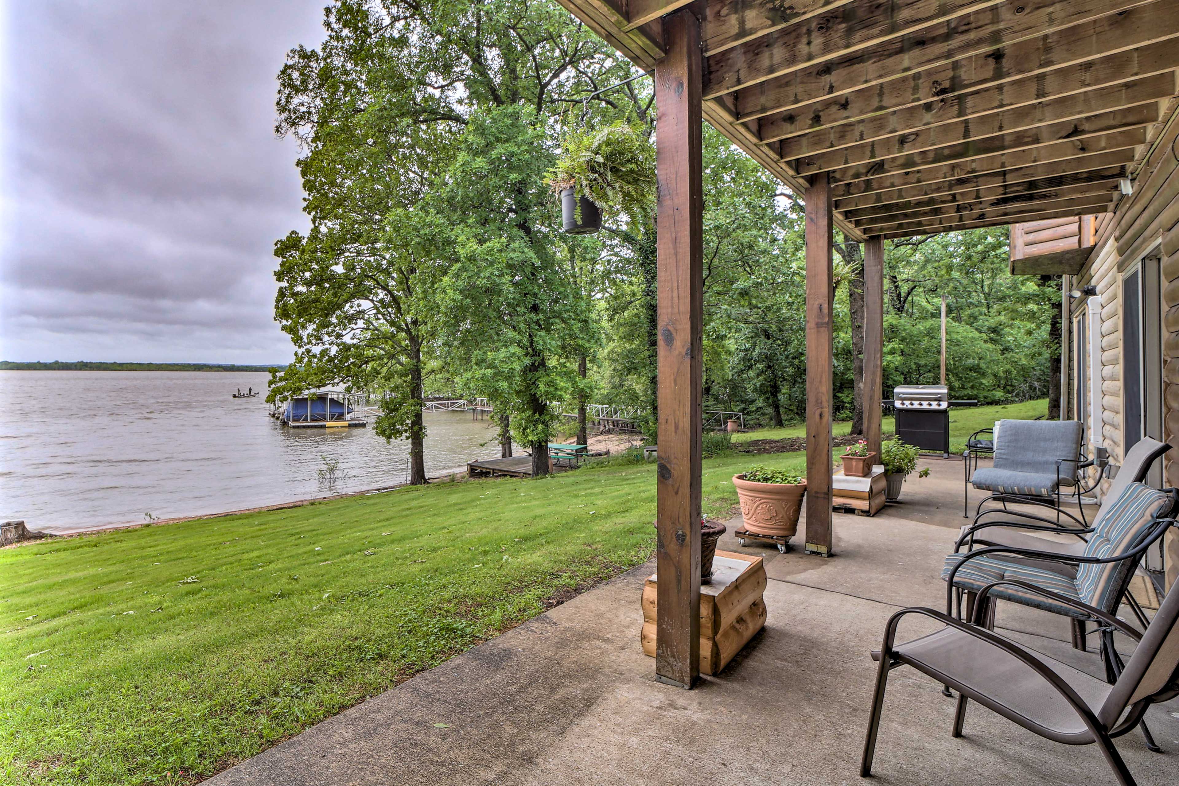 Property Image 1 - ’Sunset Cove’ Lakefront Escape w/ Deck + Yard