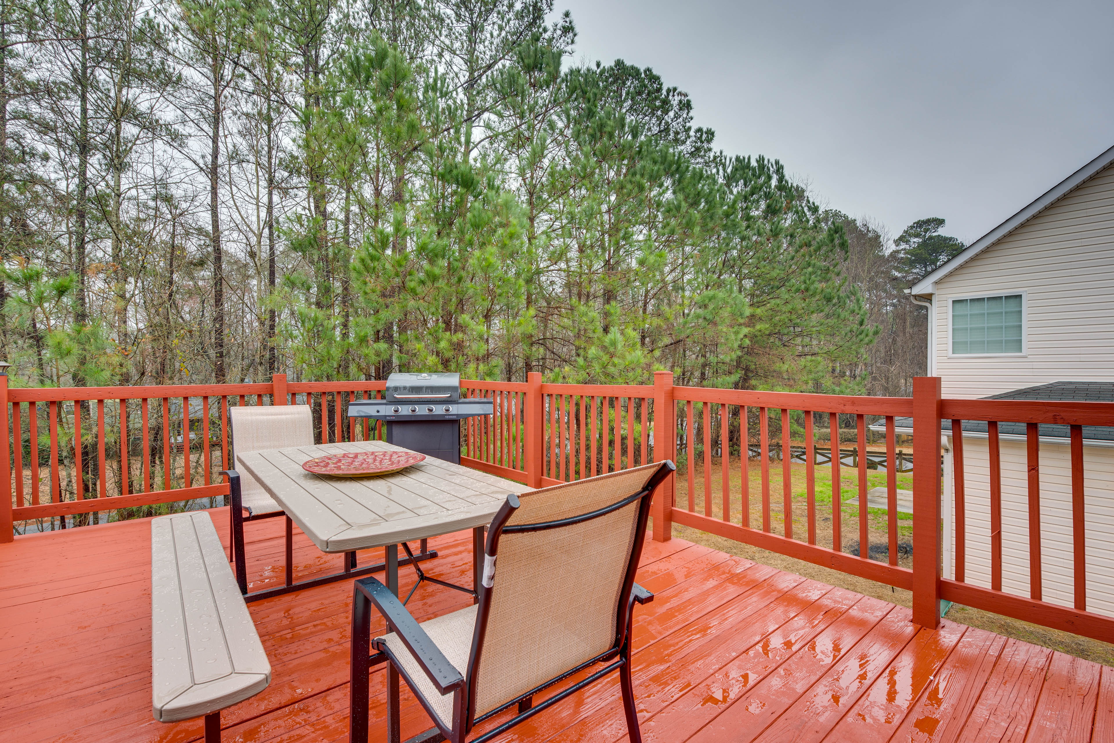 Property Image 2 - Central Austell Home w/ Furnished Deck & Grill!