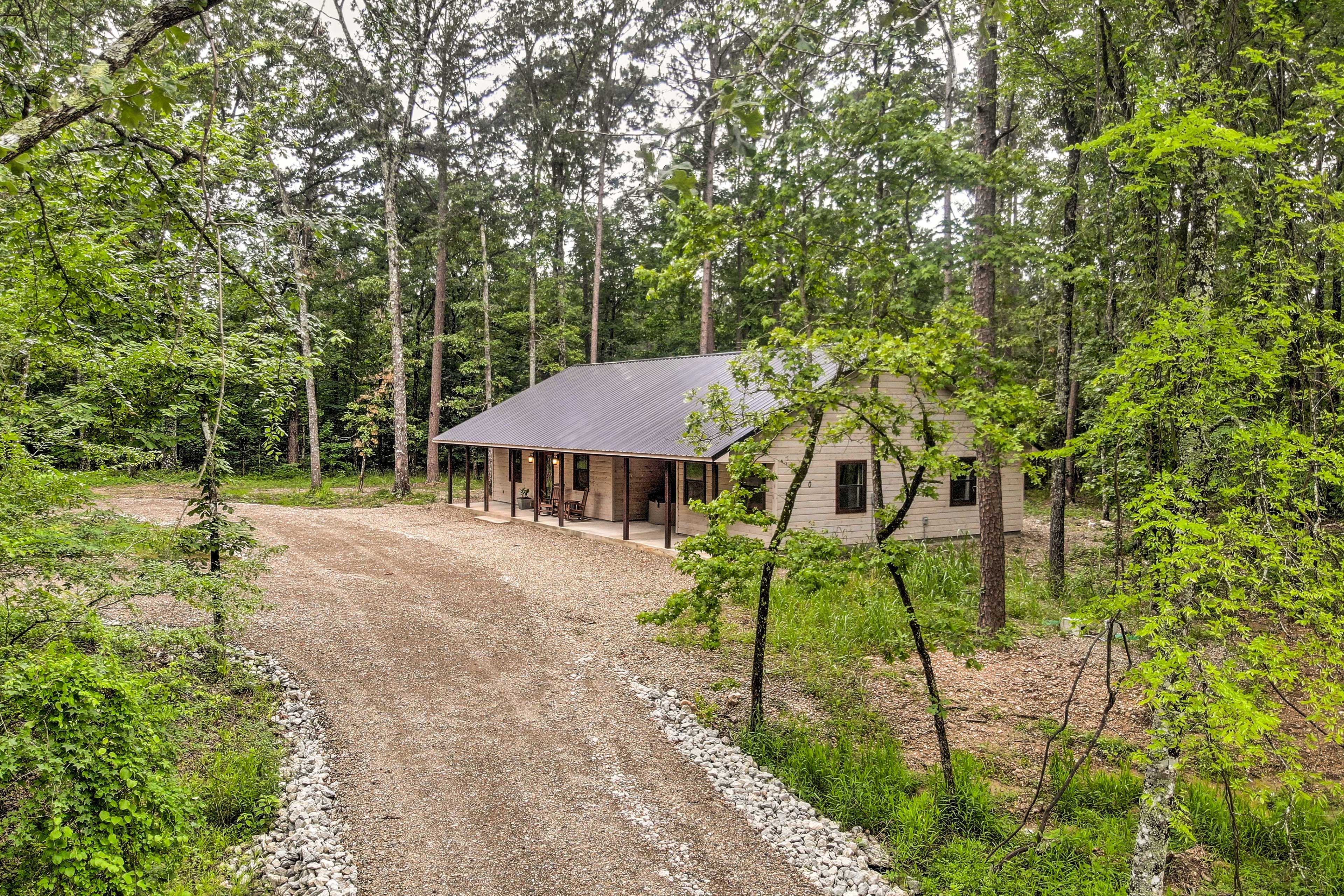 Property Image 1 - Quiet & Peaceful Broken Bow Cabin w/ Hot Tub!
