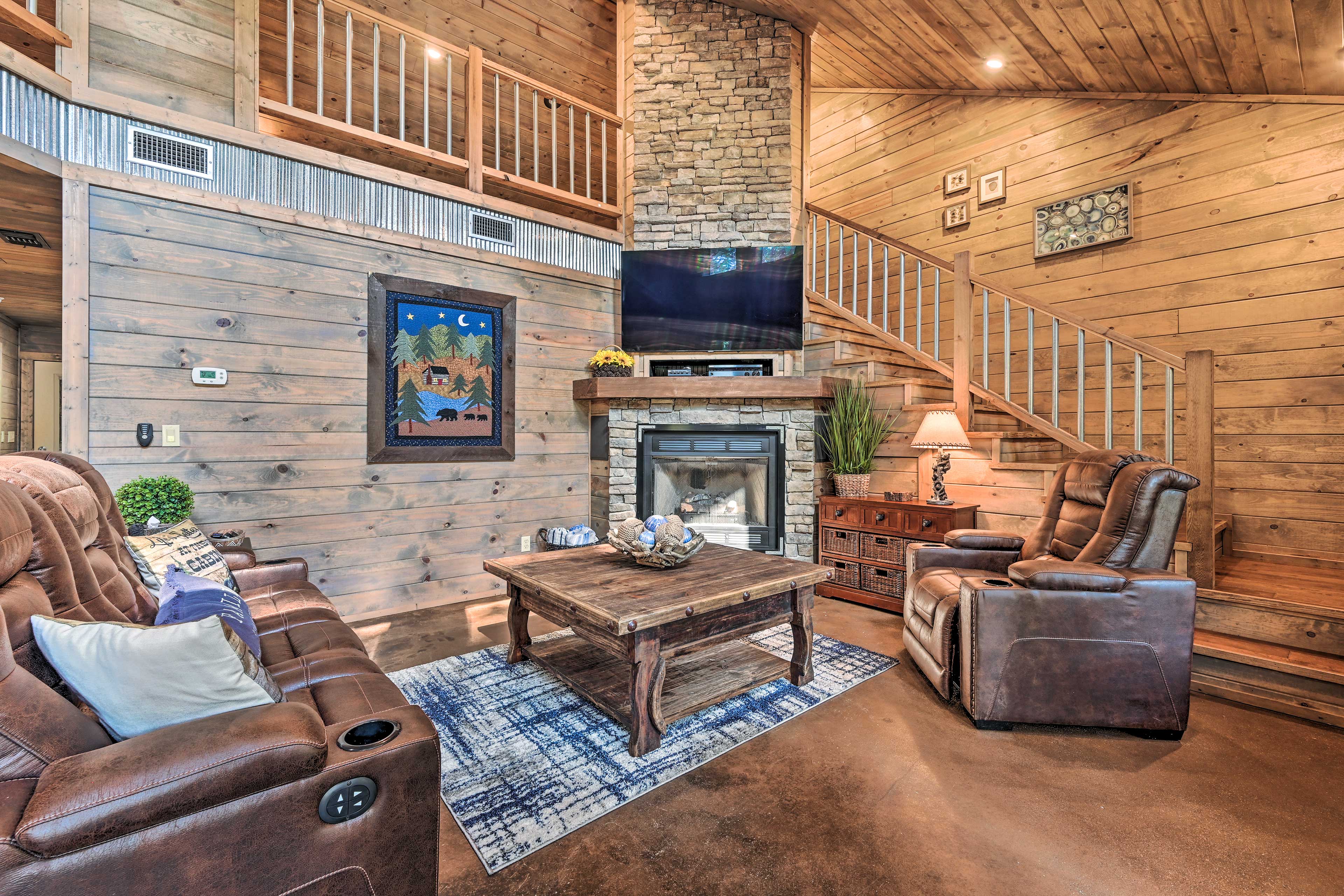 Property Image 2 - Luxe Broken Bow Cabin w/ Tesla Charging Station