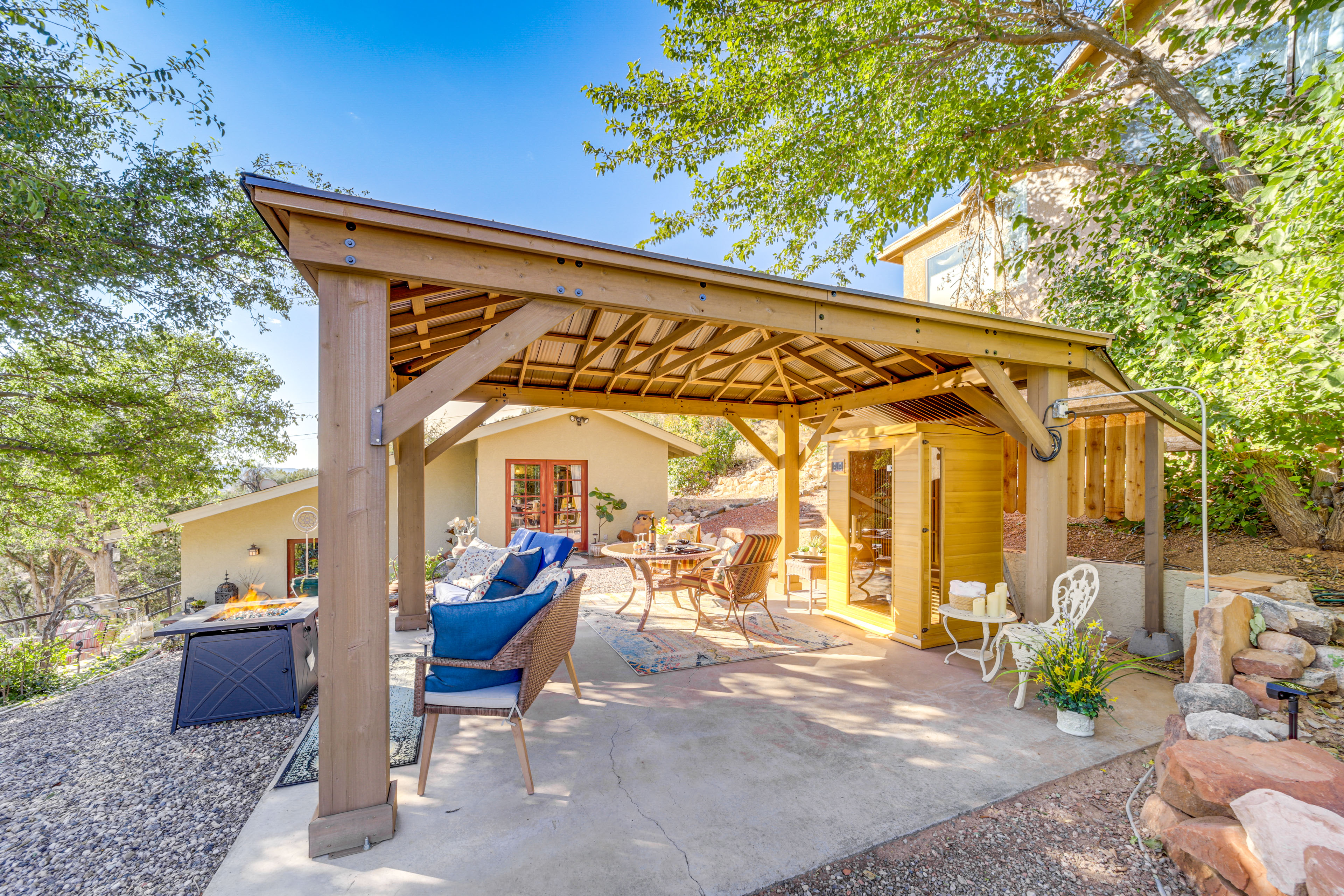 Property Image 2 - Vineyard Views & Sauna at Cornville Home!