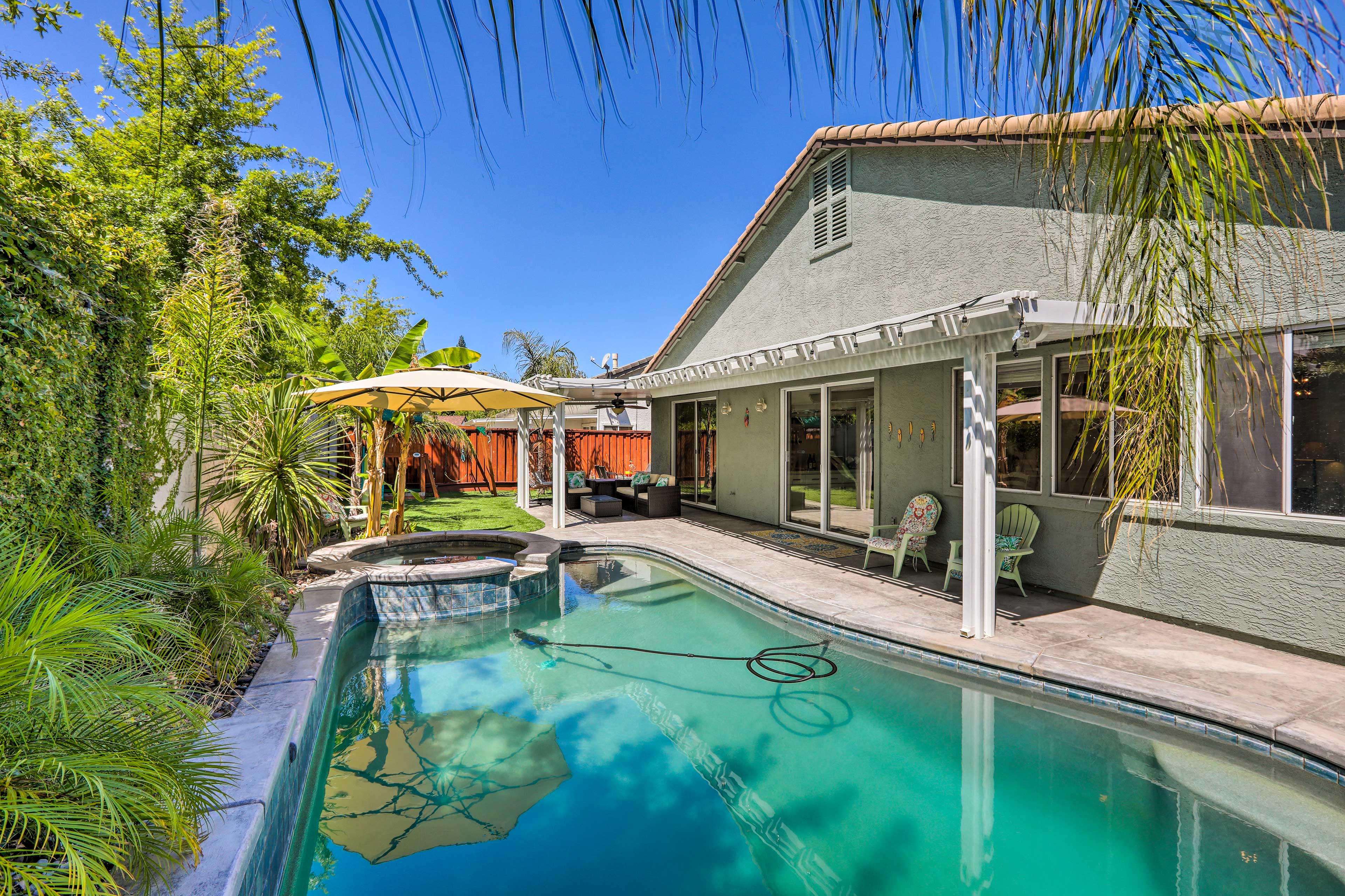 Spacious Folsom Getaway w/ Pool & Hot Tub!