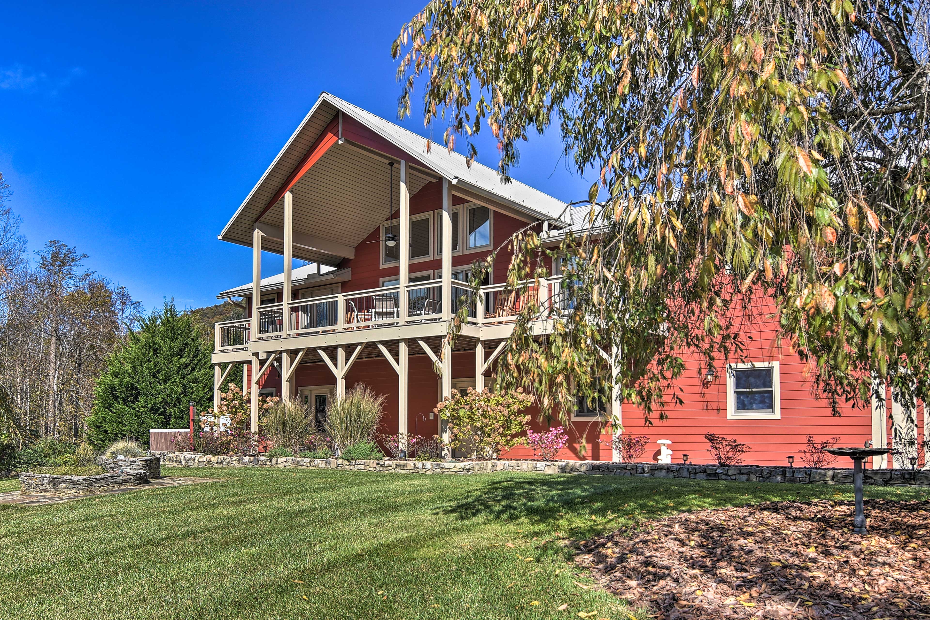 Property Image 2 - Blue Ridge Cabin on 6 Acres: Hot Tub & Mtn Views!