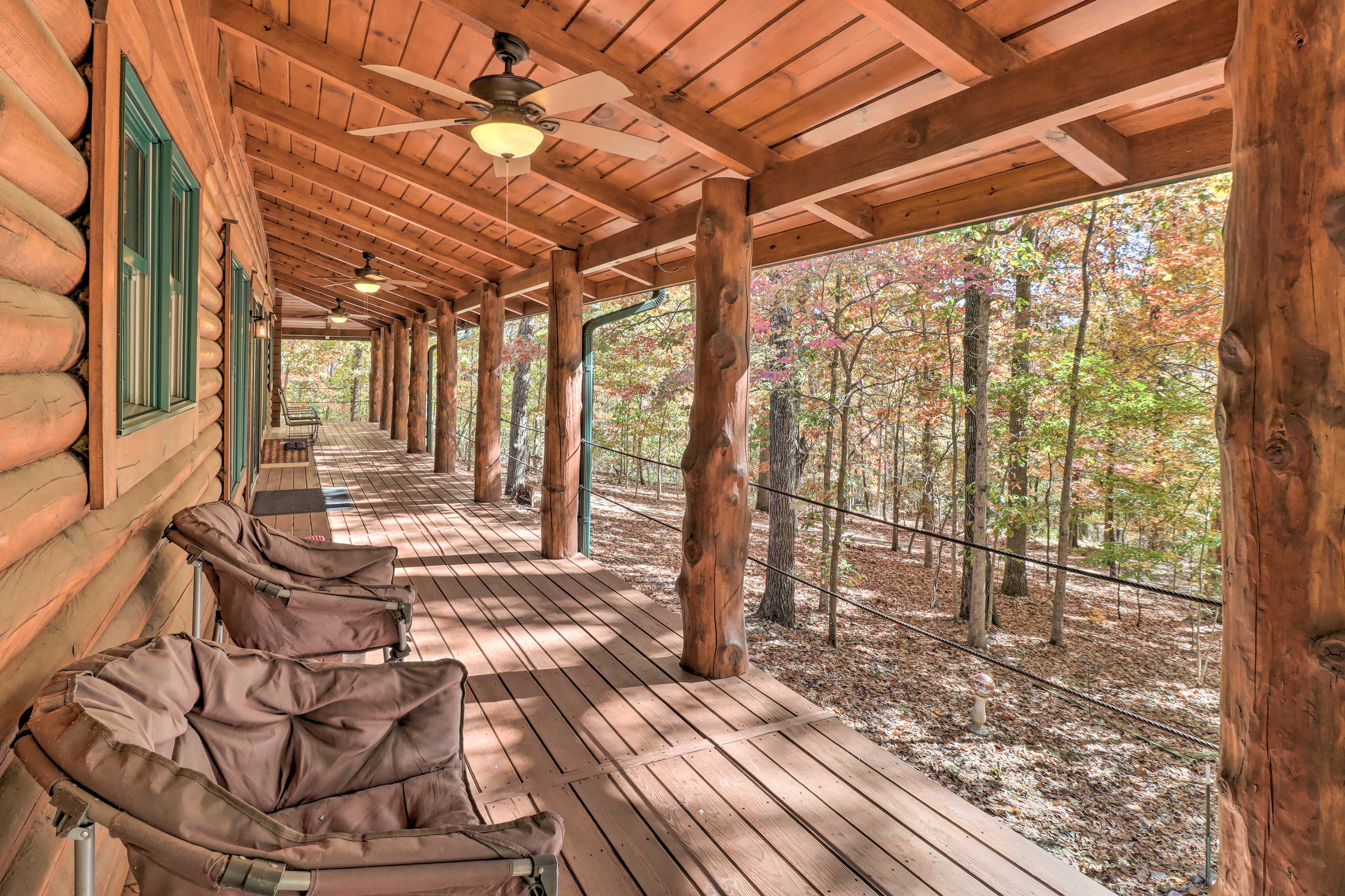 Property Image 2 - ’Serenity Woods’ Cabin w/ Hot Tub & Fire Pit