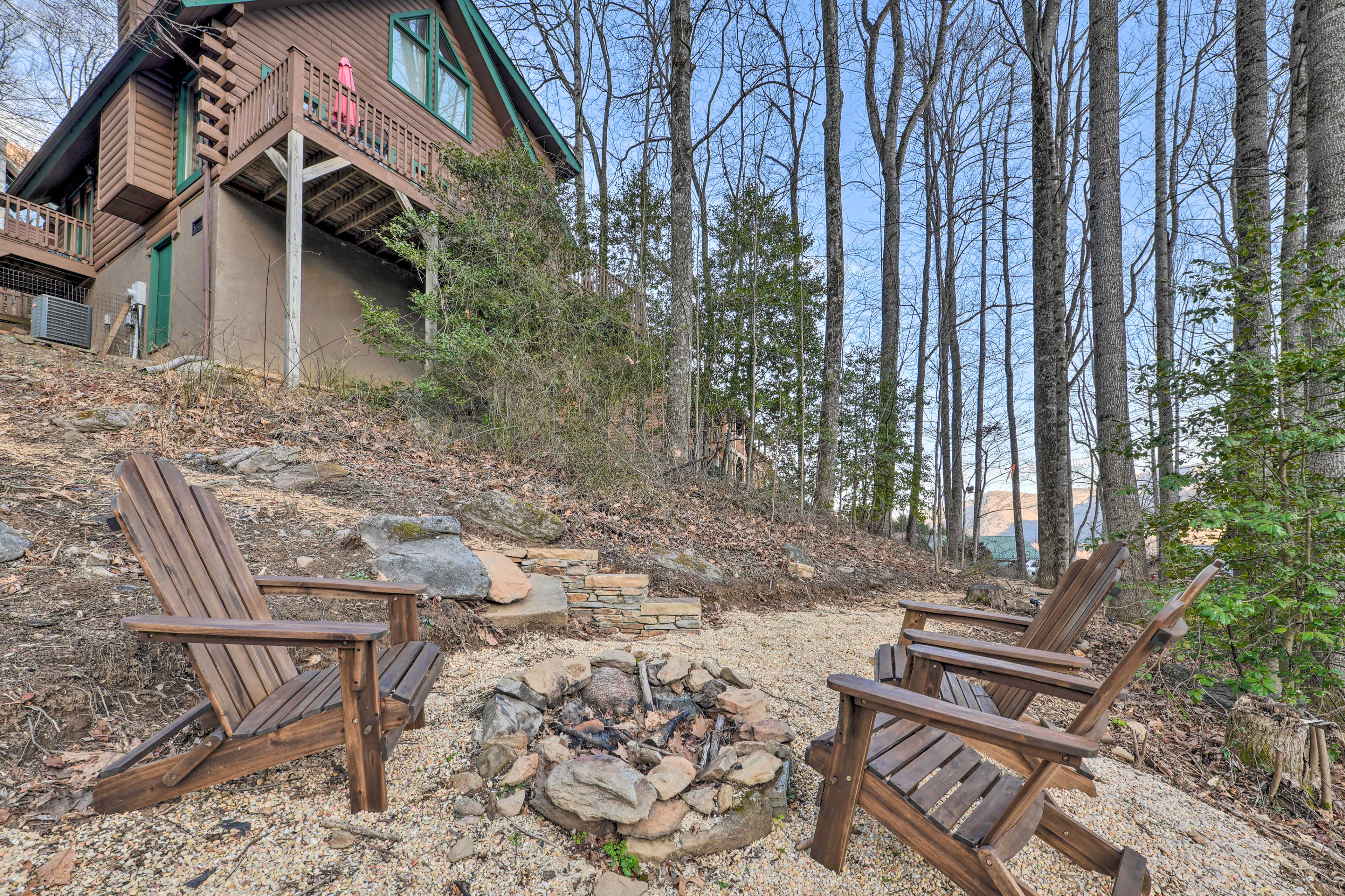 Property Image 2 - Cabin w/ Fire Pit: 5 Mi to Cataloochee Skiing
