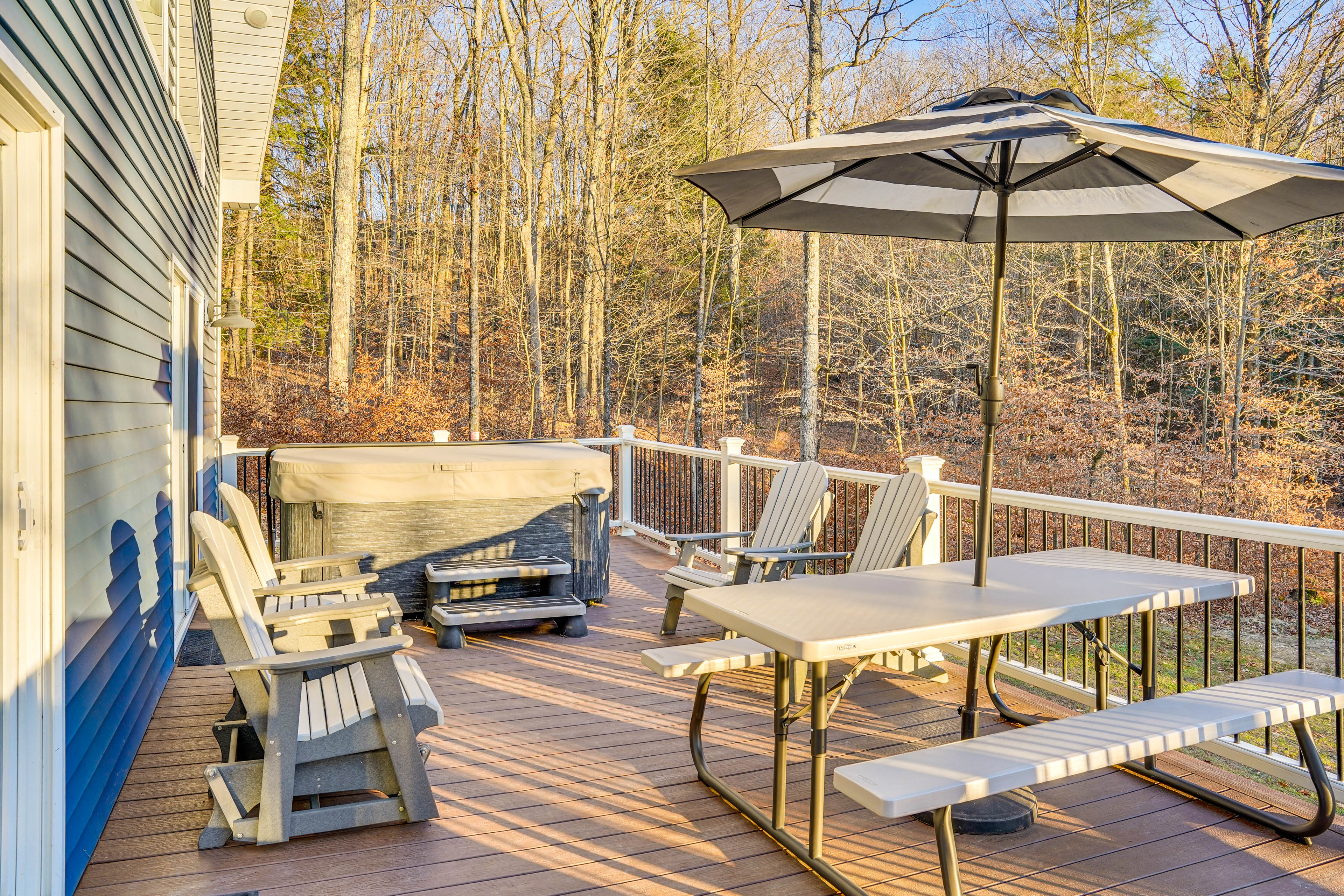 Property Image 2 - Benezette Cabin w/ Hot Tub, Grill & Mtn Views