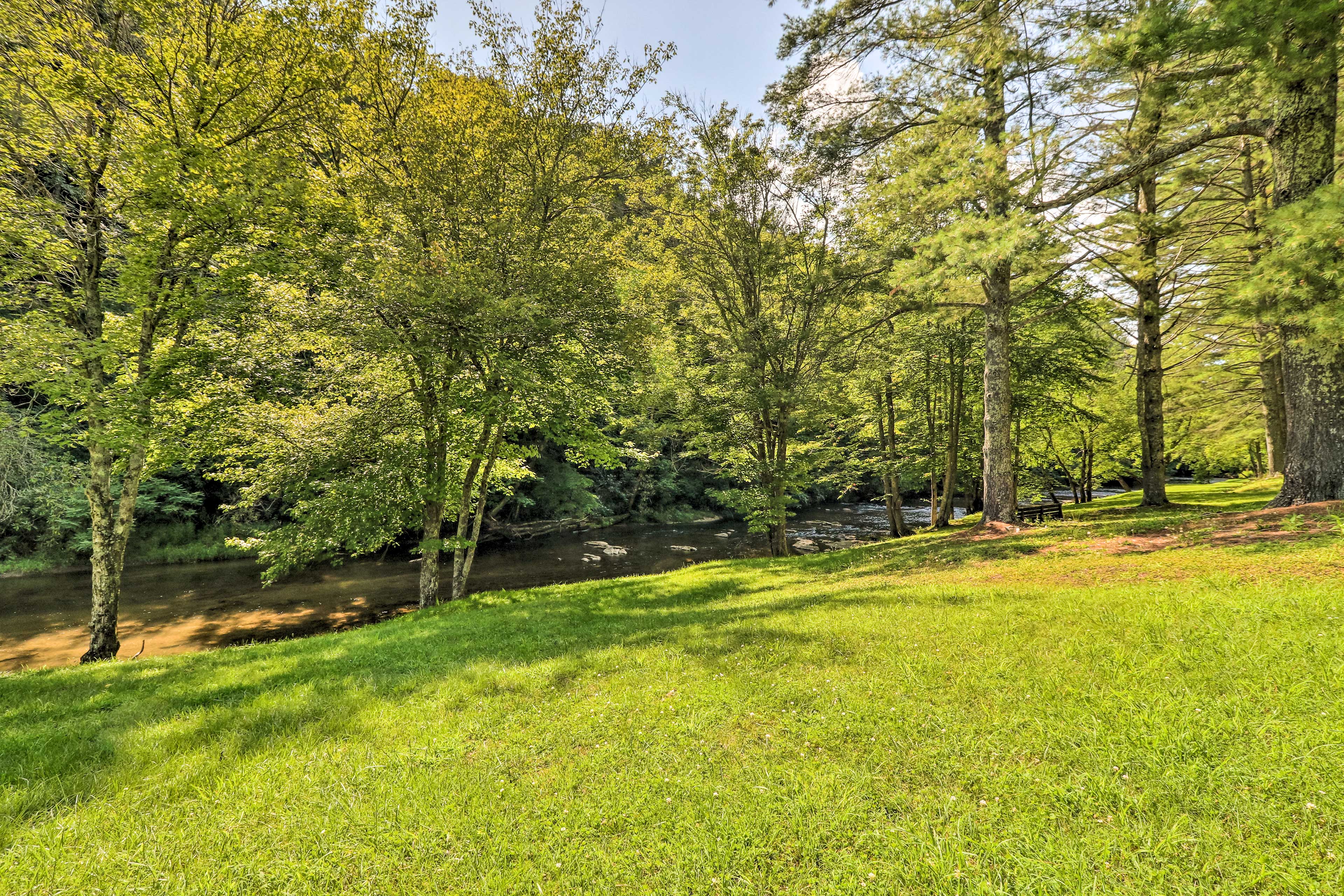 Property Image 2 - Sparta Cottage Cabin w/ Covered Deck + River Access!