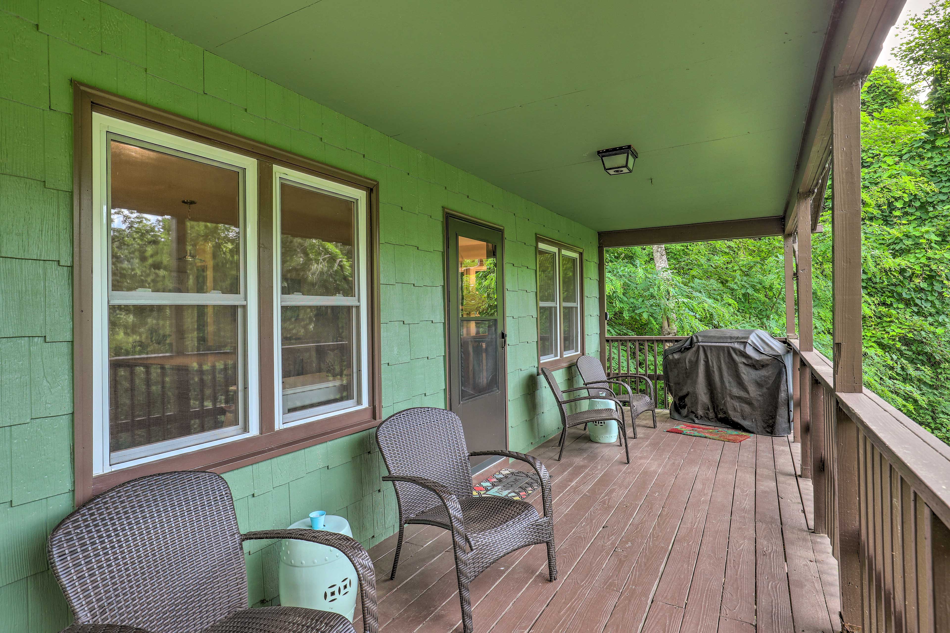 Property Image 1 - ’Serenity’ Waynesville Home w/ Deck & Fire Pit!