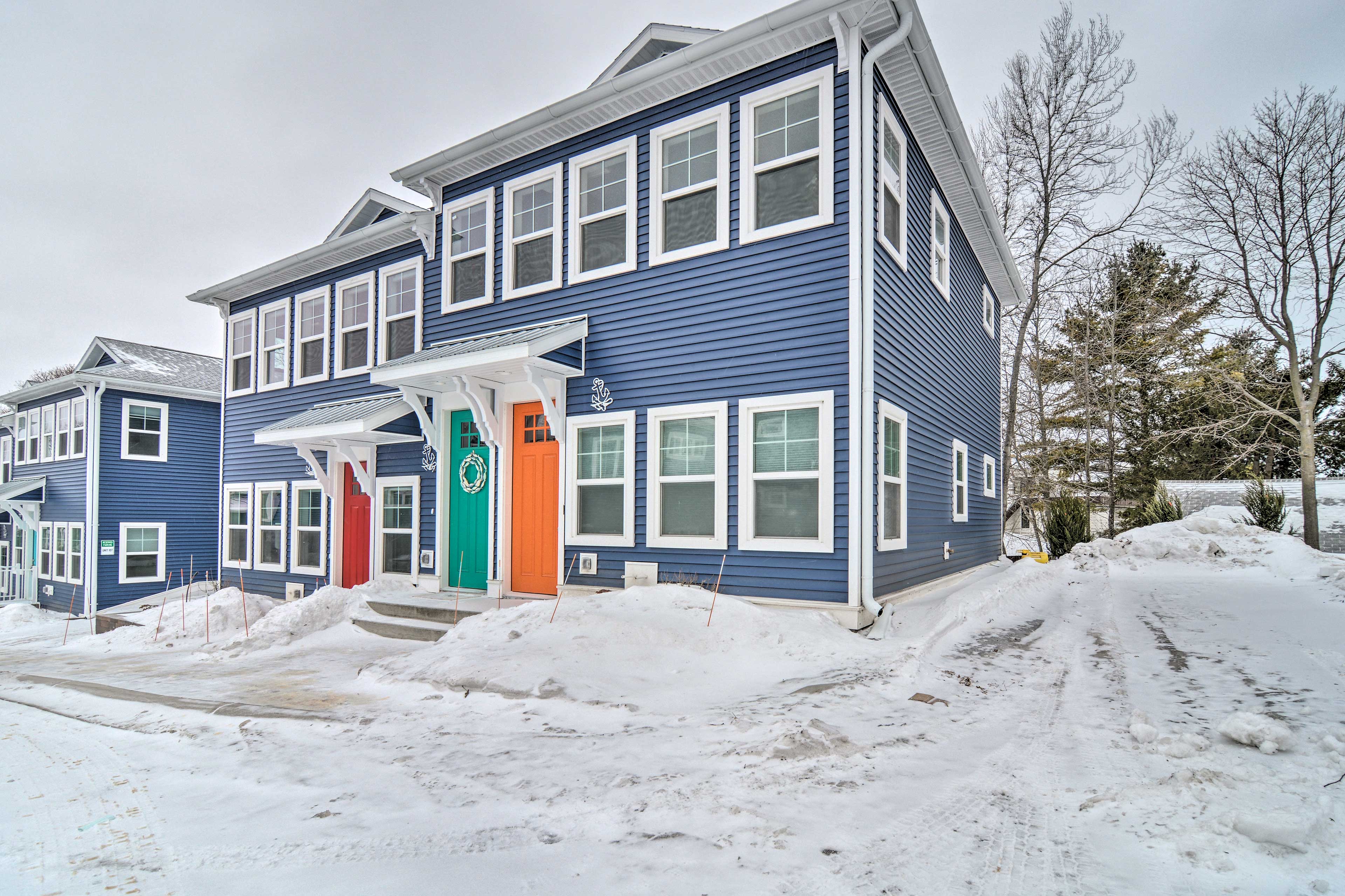 Property Image 2 - Charlevoix Townhome ~ 1 Block to Lake Michigan!