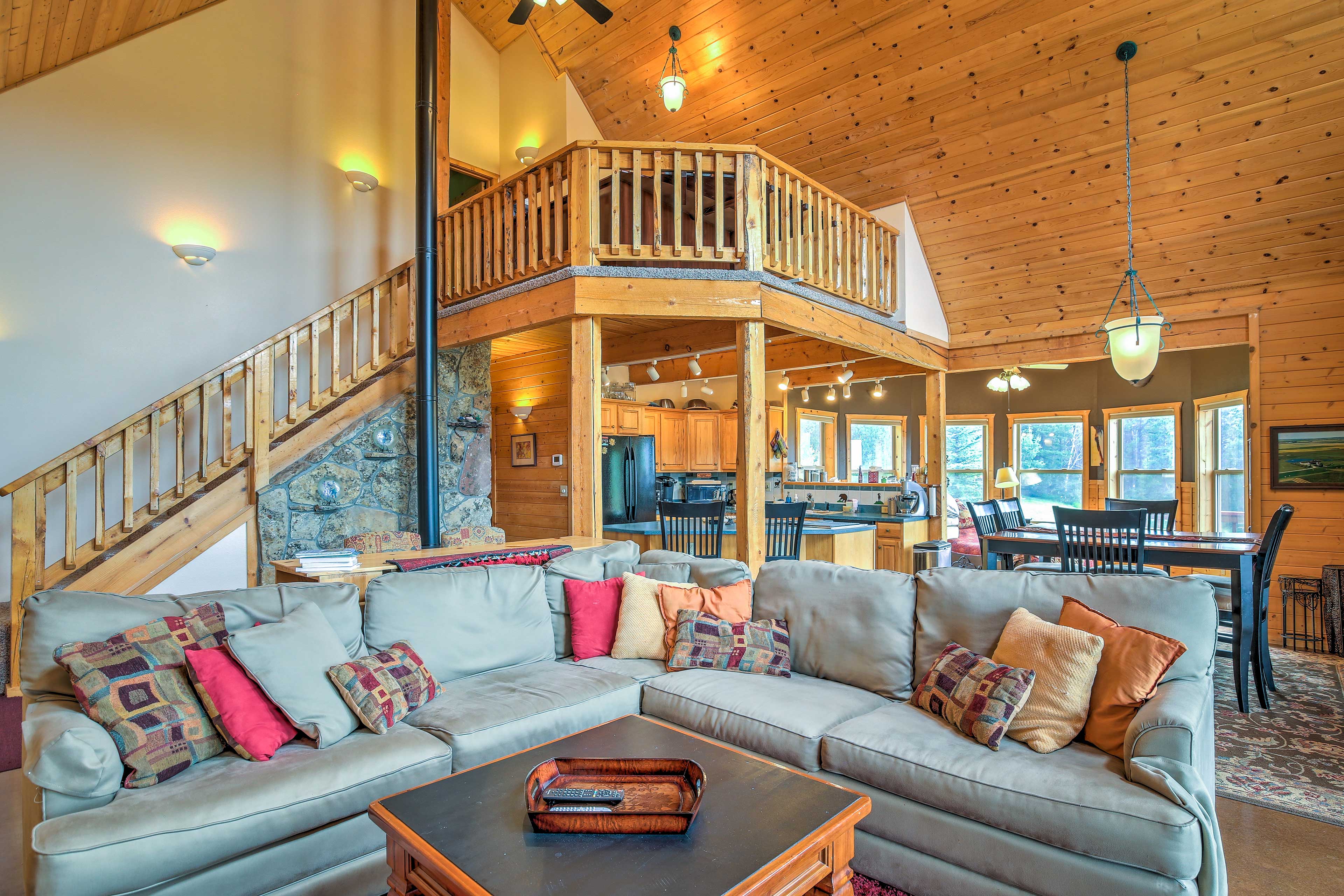 Property Image 2 - Luxe Alpine Cabin w/ Wraparound Deck & Mtn Views!