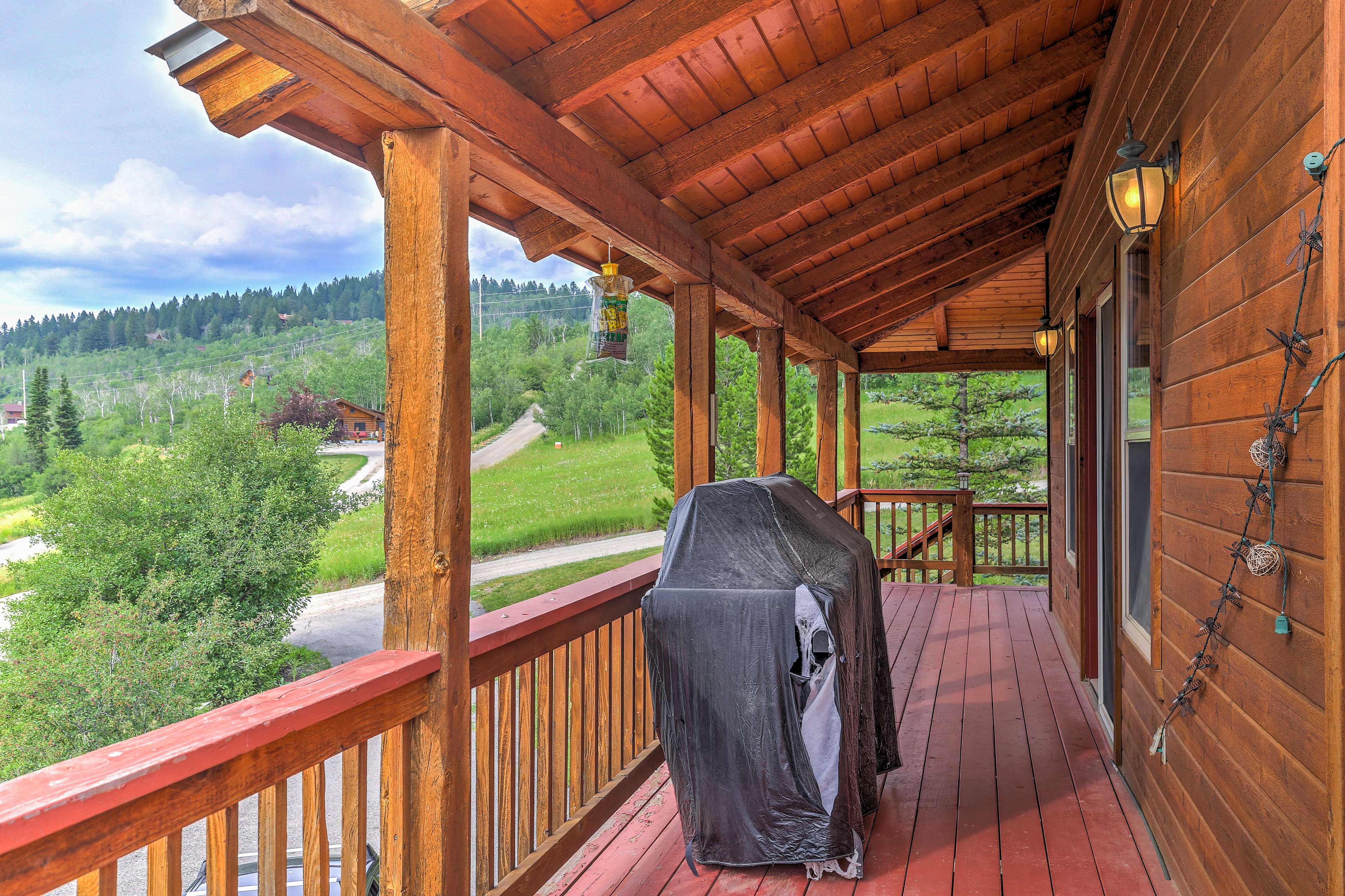 Property Image 1 - Luxe Alpine Cabin w/ Wraparound Deck & Mtn Views!