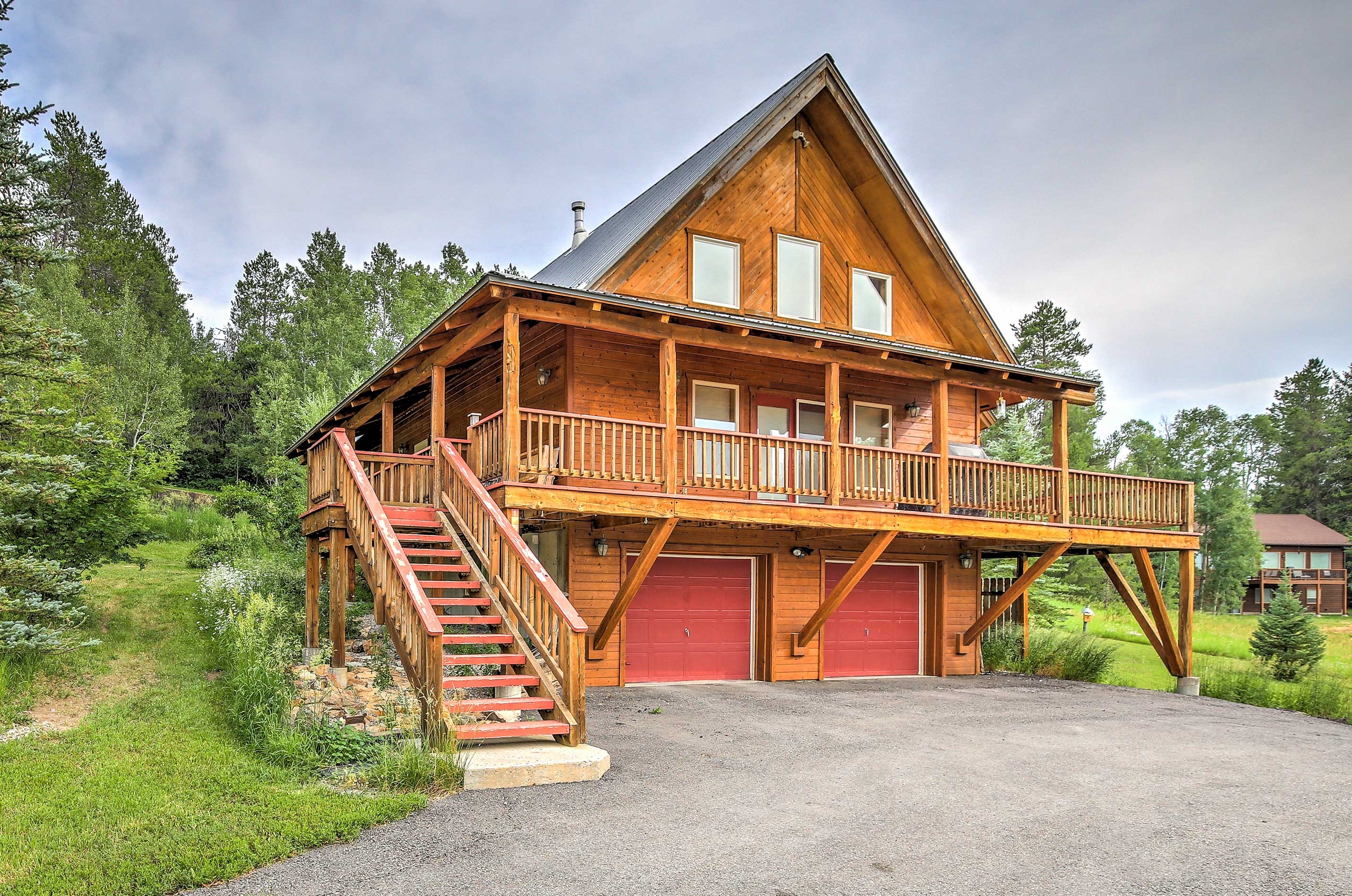 Property Image 1 - Luxe Alpine Cabin w/ Wraparound Deck & Mtn Views!