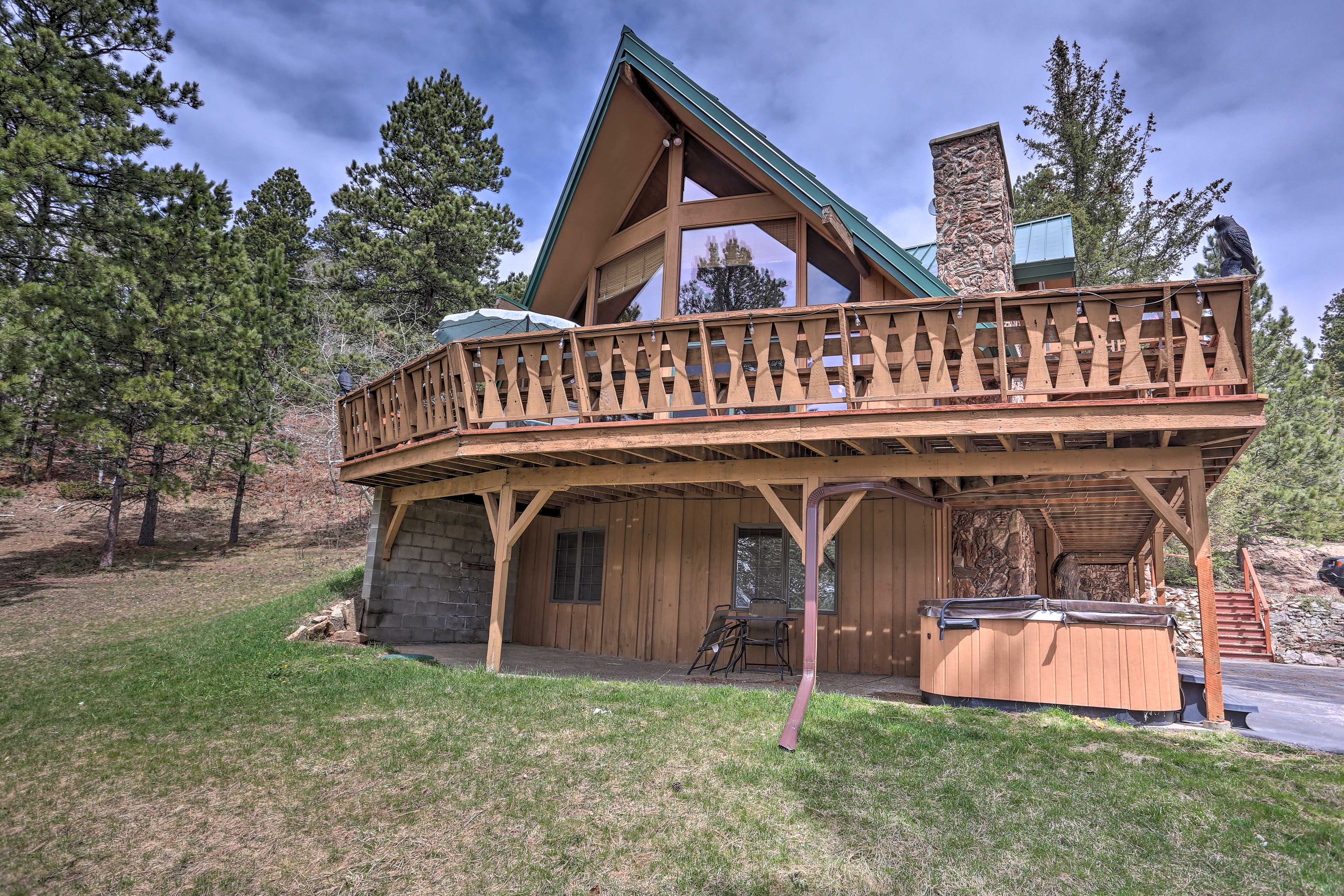 Property Image 1 - Black Hills Hideaway w/ Wraparound Deck & Hot Tub!