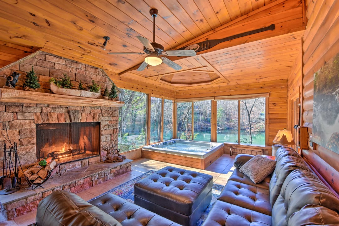 Property Image 1 - Cherry Lake Lodge w/ Hot Tub, Fire Pit & Game Room