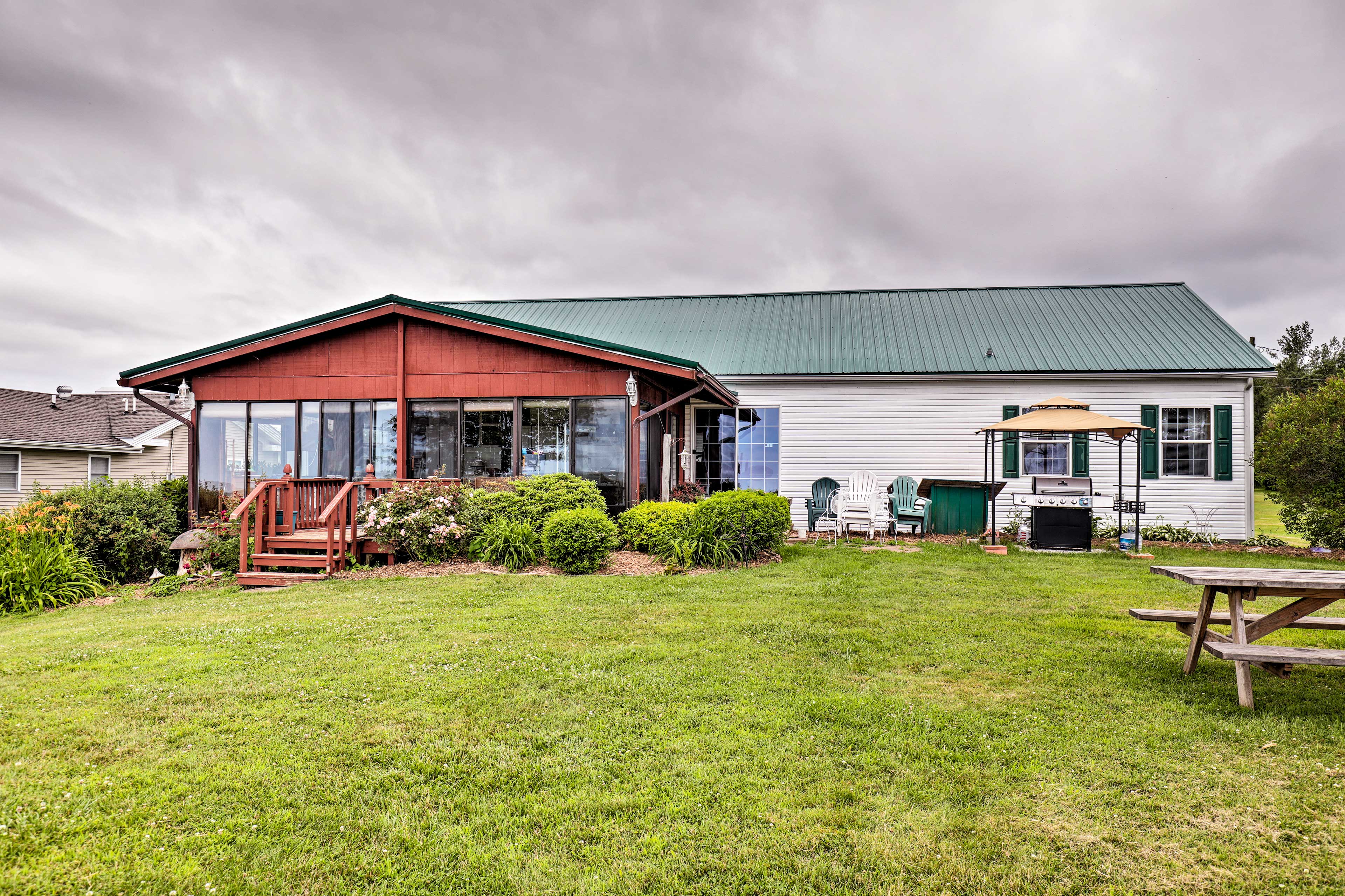 Property Image 1 - Lyndonville Home w/ Fire Pit, Screened Patio & A/C