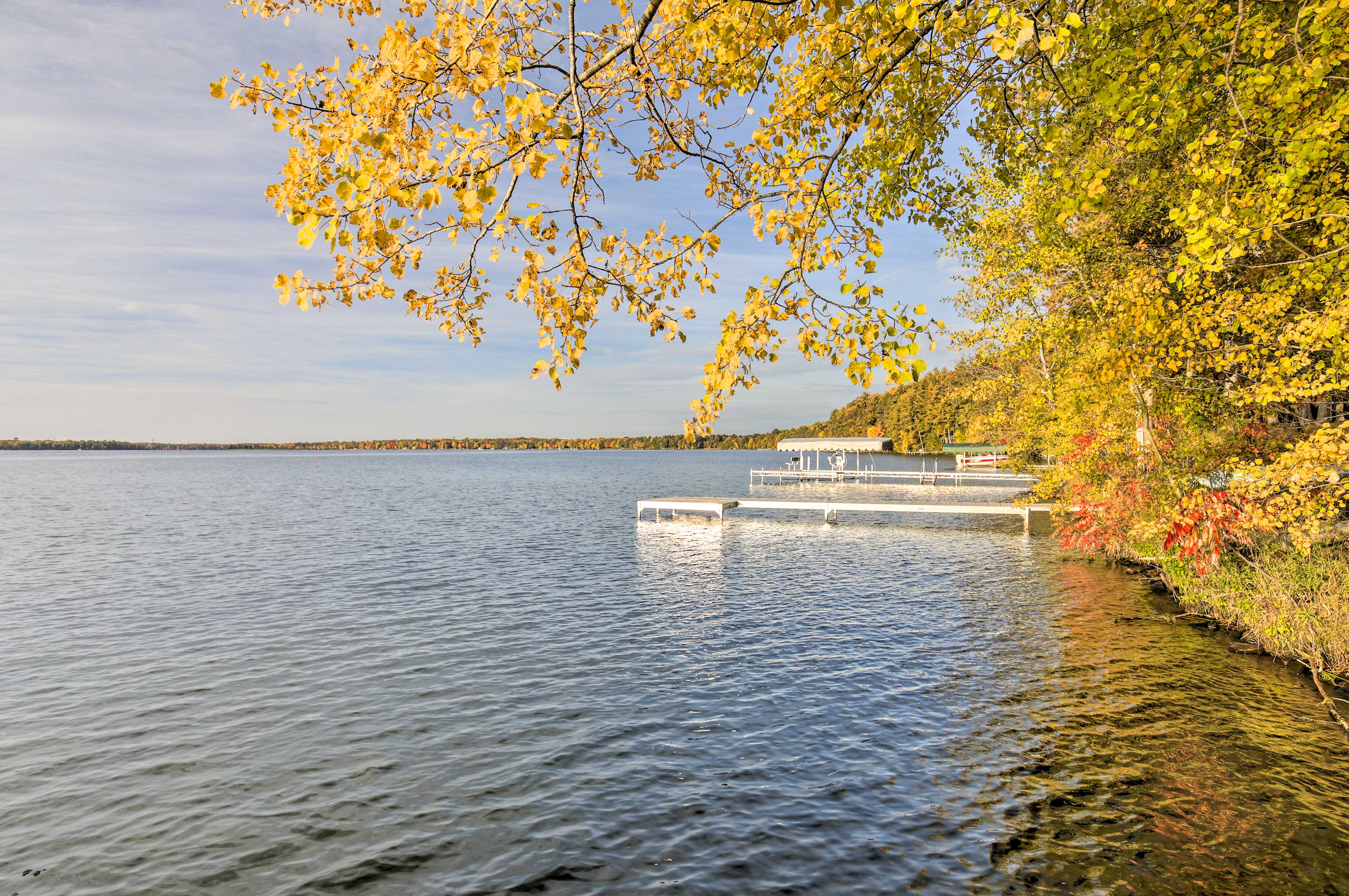 Quiet Lakefront Conover Cabin Near ATV Trails