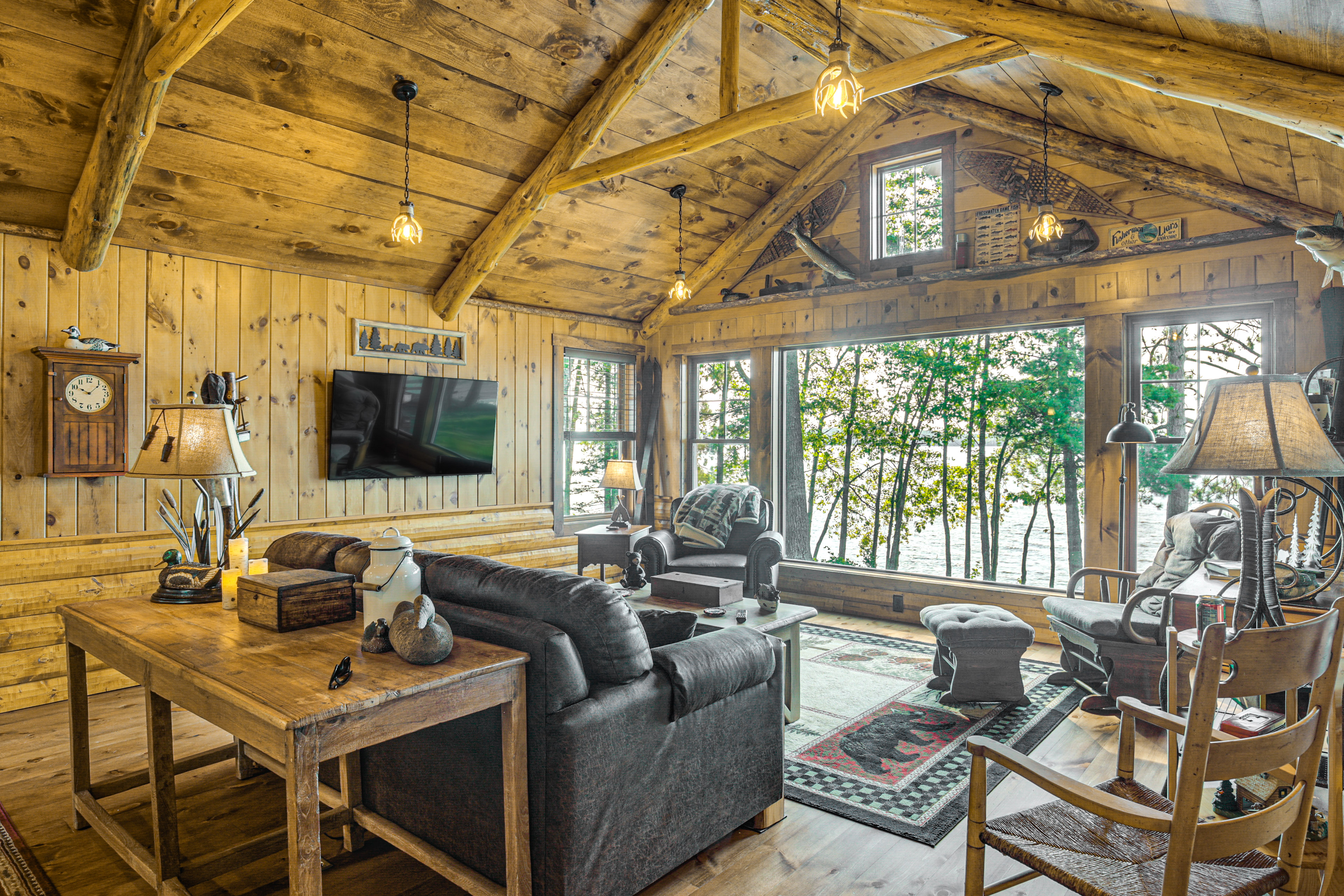 Property Image 2 - Quiet Lakefront Conover Cabin Near ATV Trails