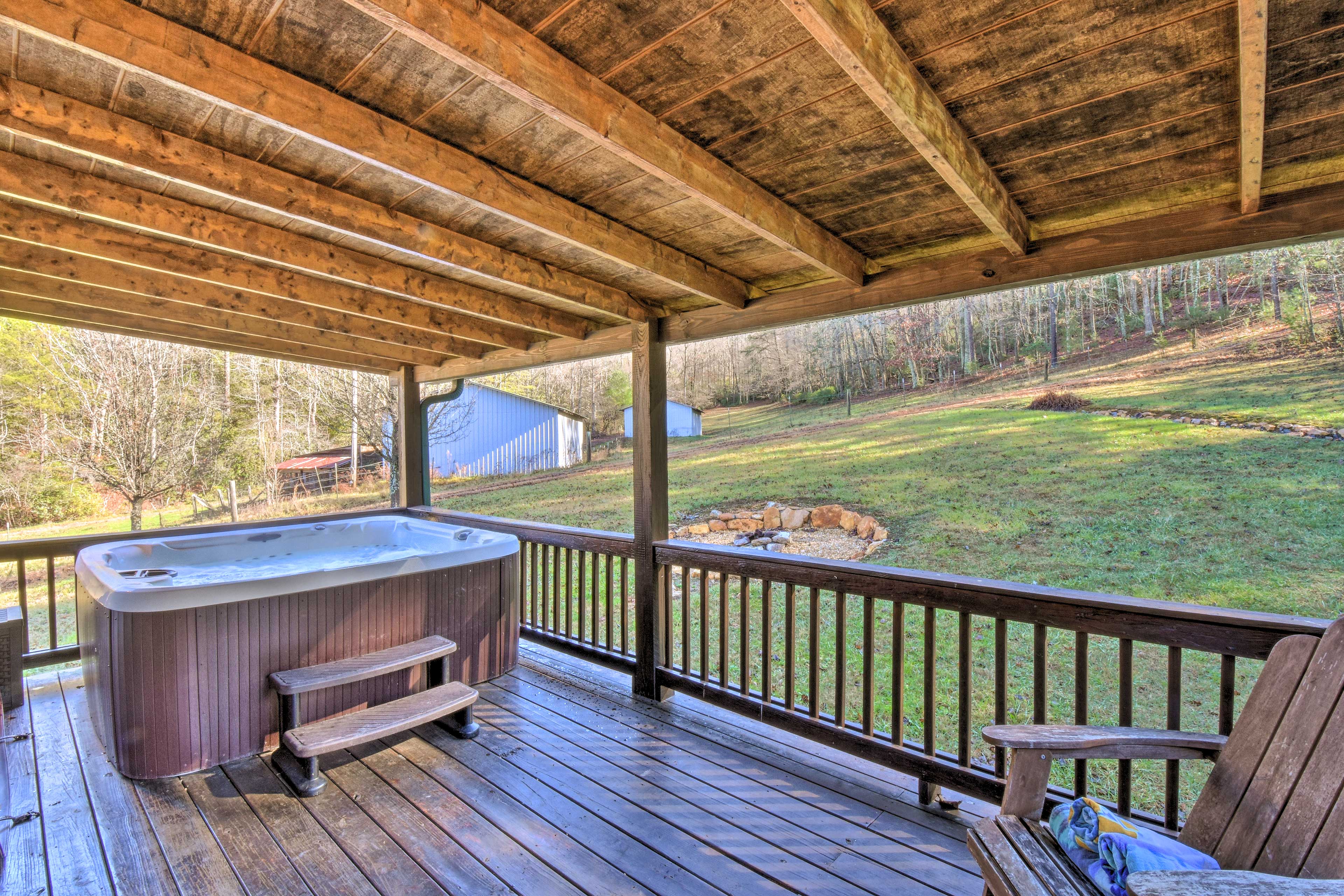 Property Image 2 - Secluded Suches Cabin w/ Hot Tub & Game Room!