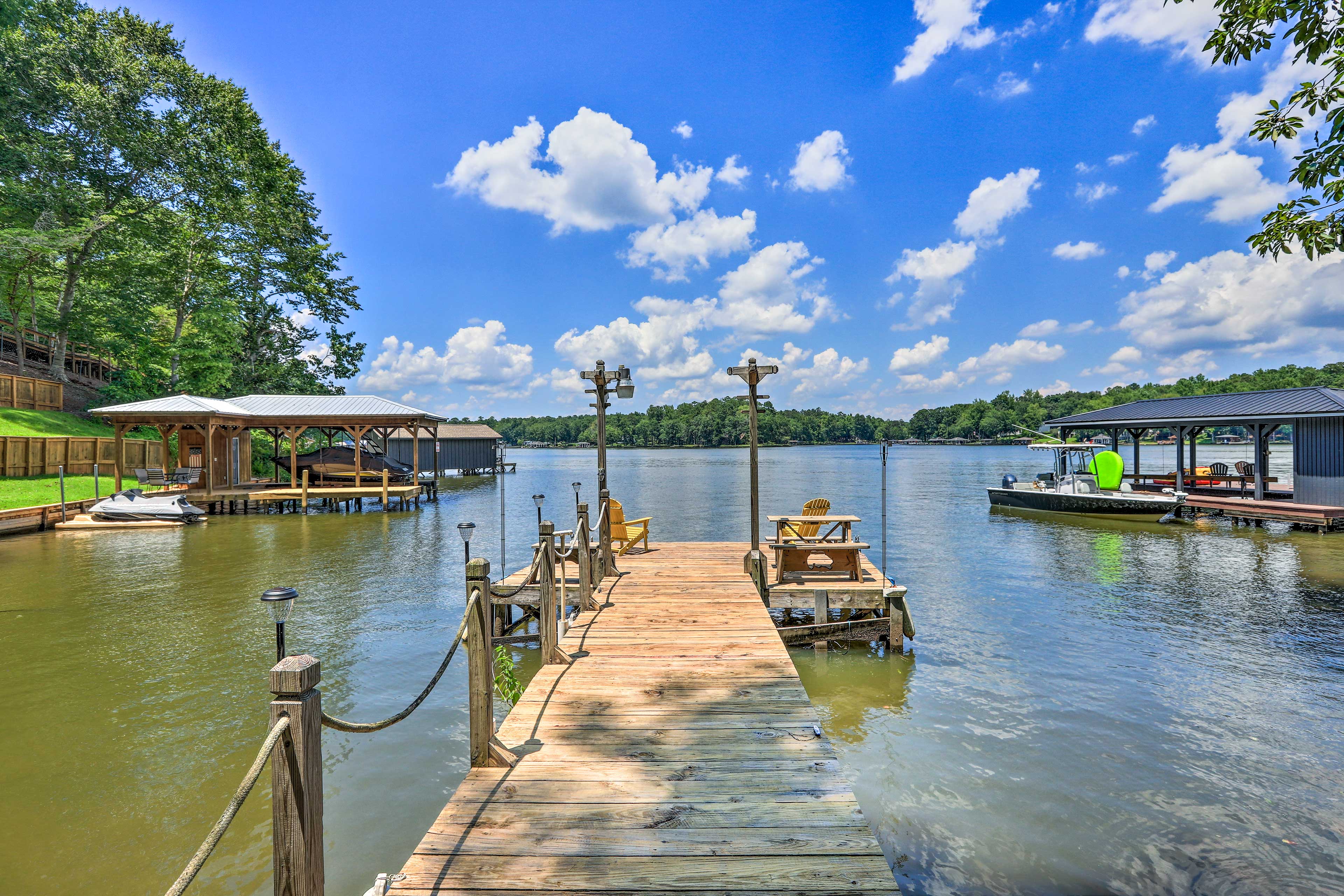 Property Image 1 - Lakefront Eatonton Getaway w/ Dock & Grill!