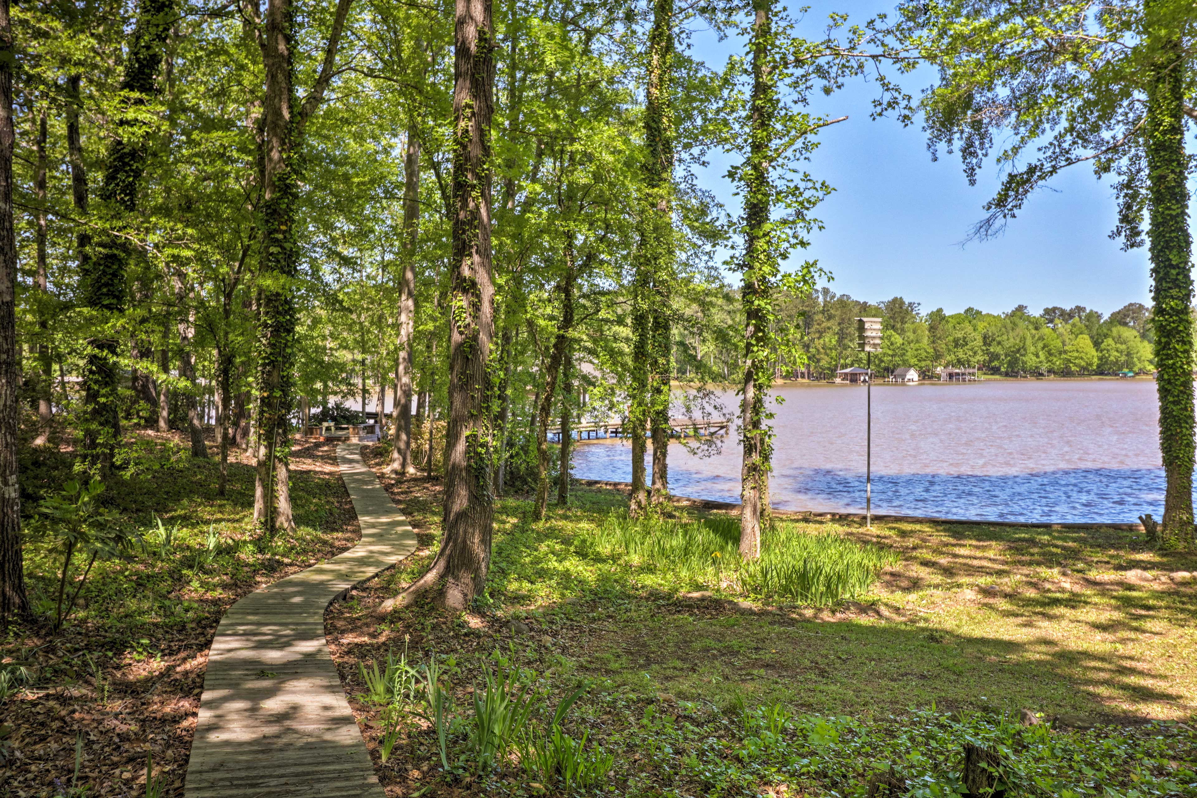 Property Image 1 - Lakefront Milledgeville Cabin: Private Dock, Porch