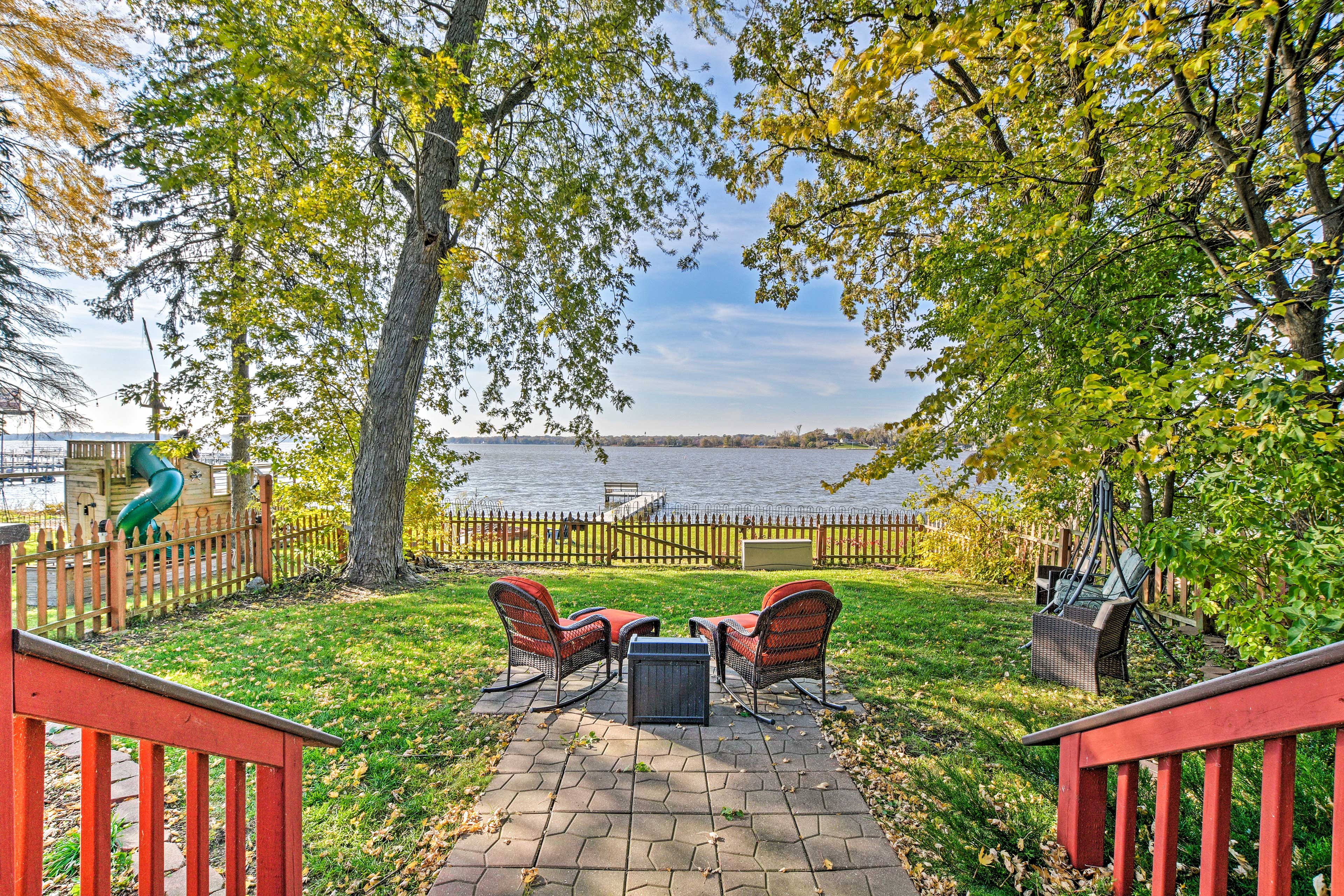 Property Image 1 - Lakefront Home w/ Game Room, Theater & Dock!