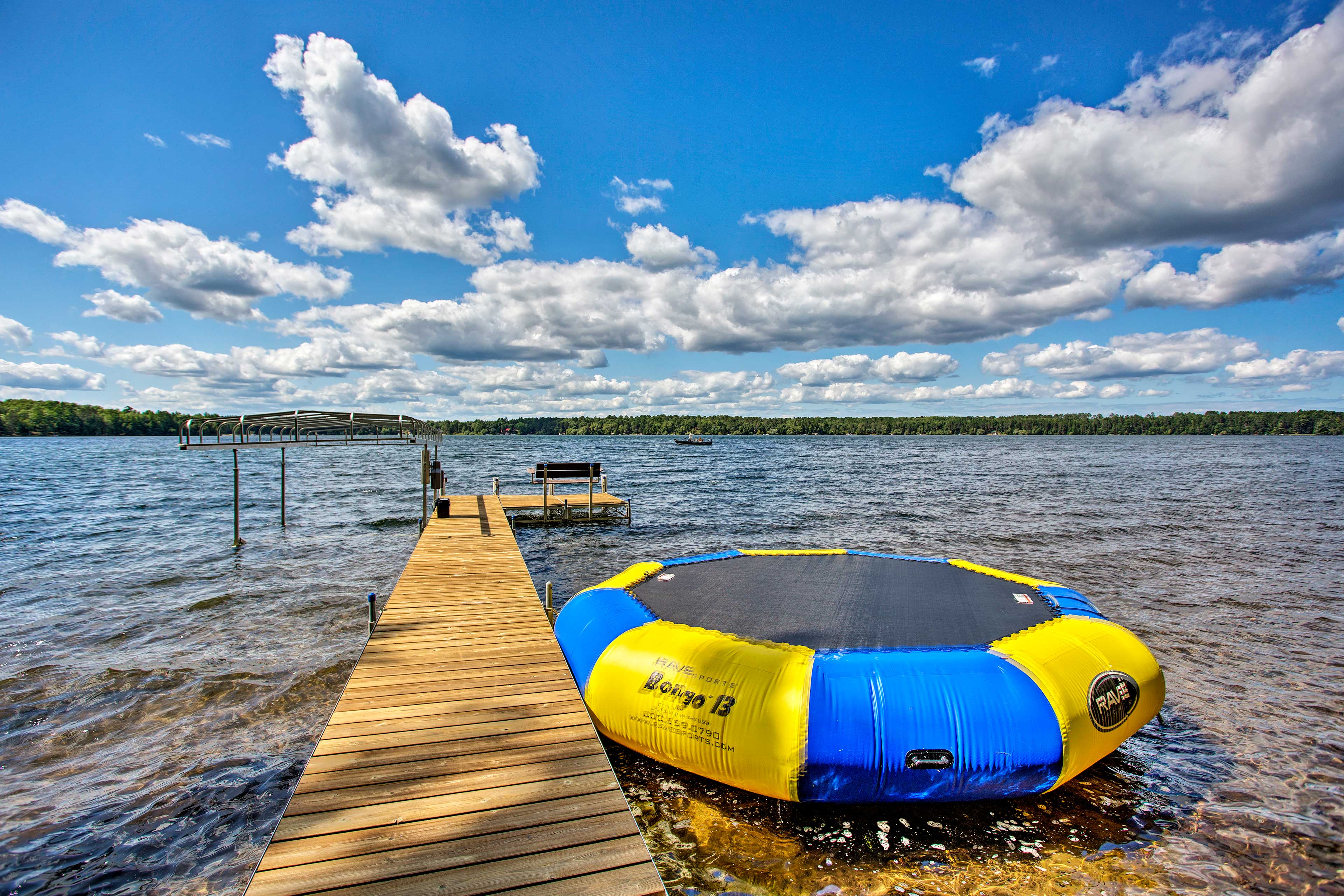 Private Retreat w/ Dock on Middle Eau Claire Lake!