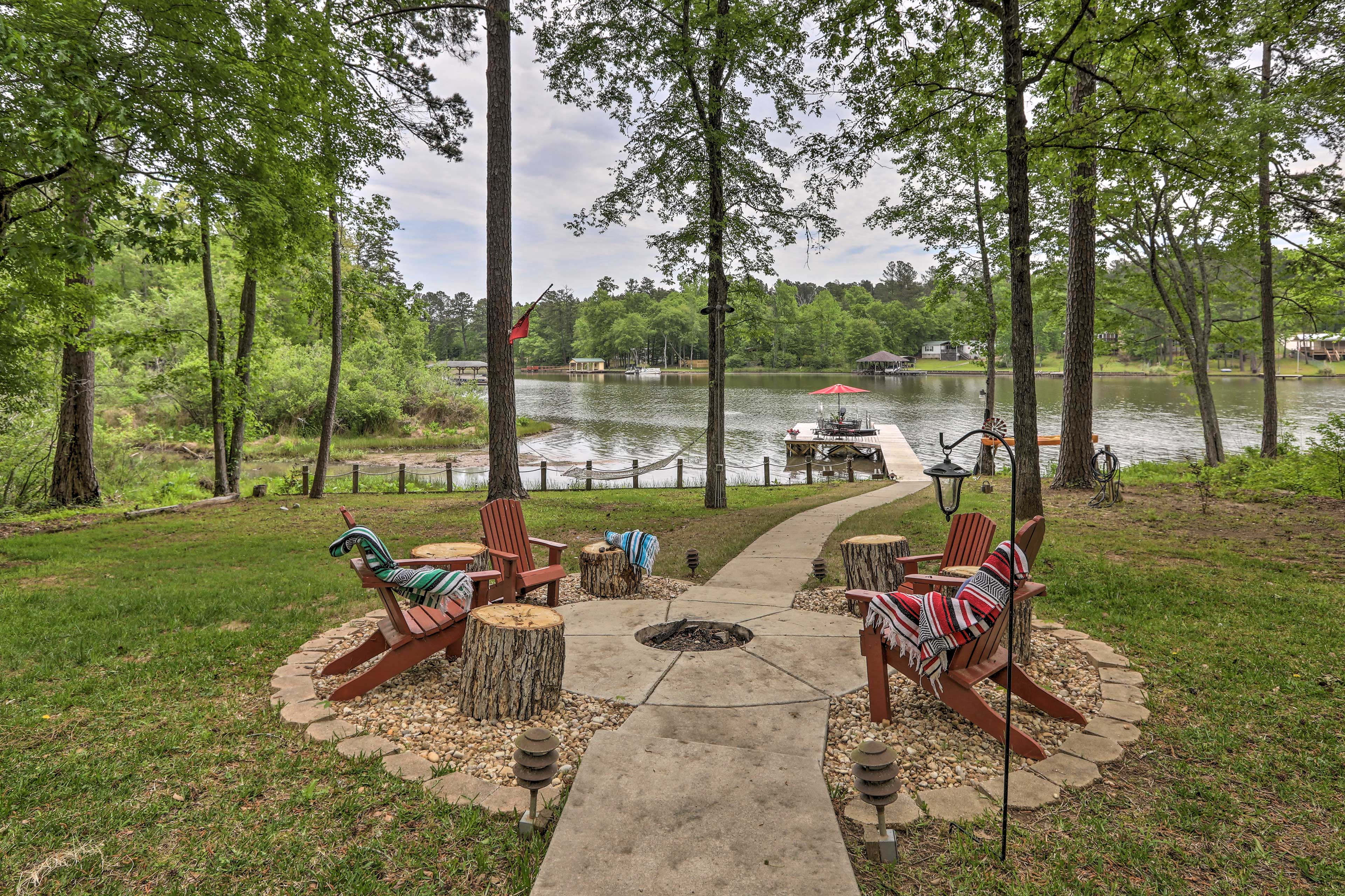 Property Image 1 - Lakefront Sparta Home: Fire Pit, Dock & Kayak