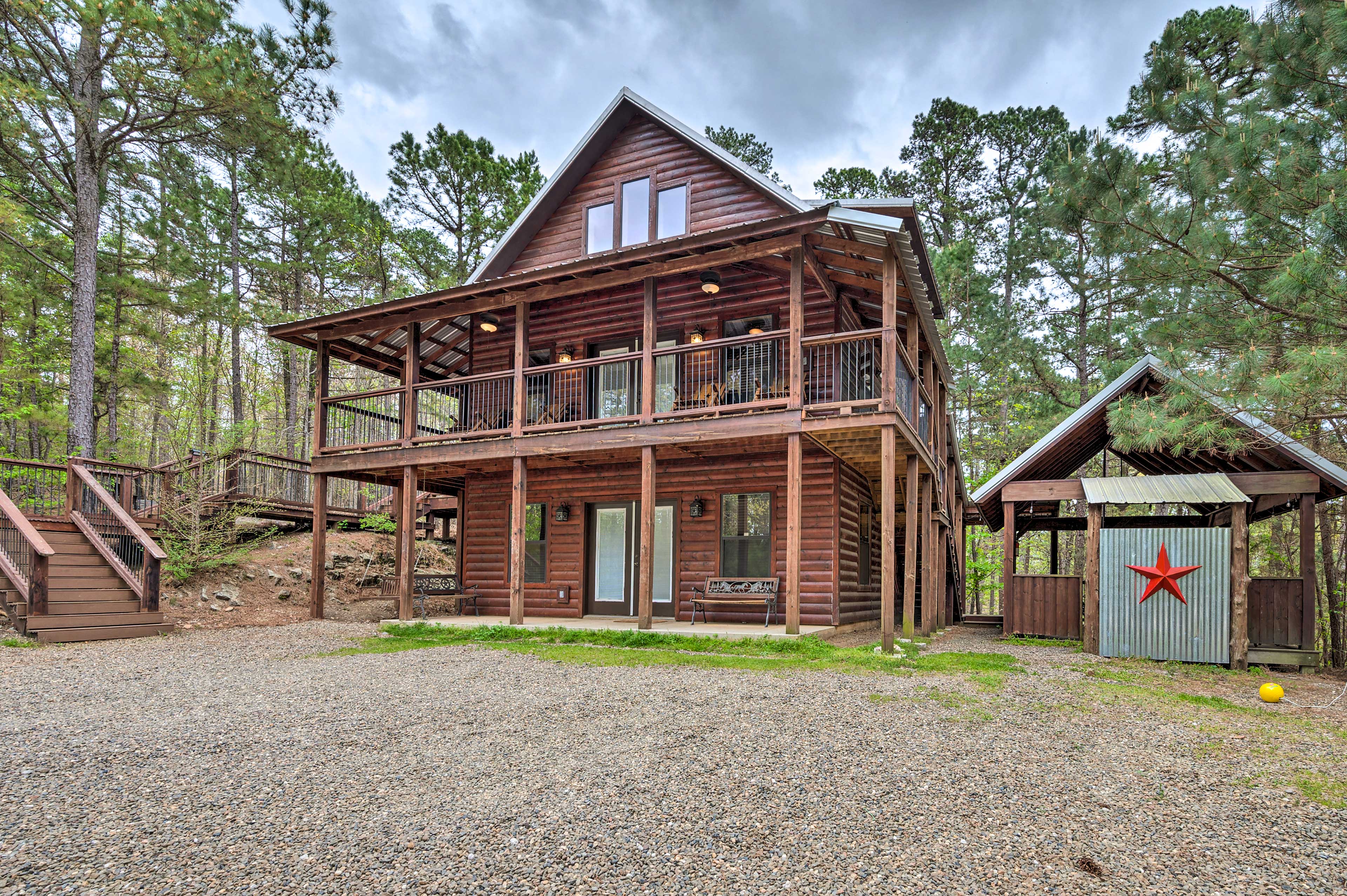 Property Image 1 - Southern Hills Cabin Near Beavers Bend State Park!
