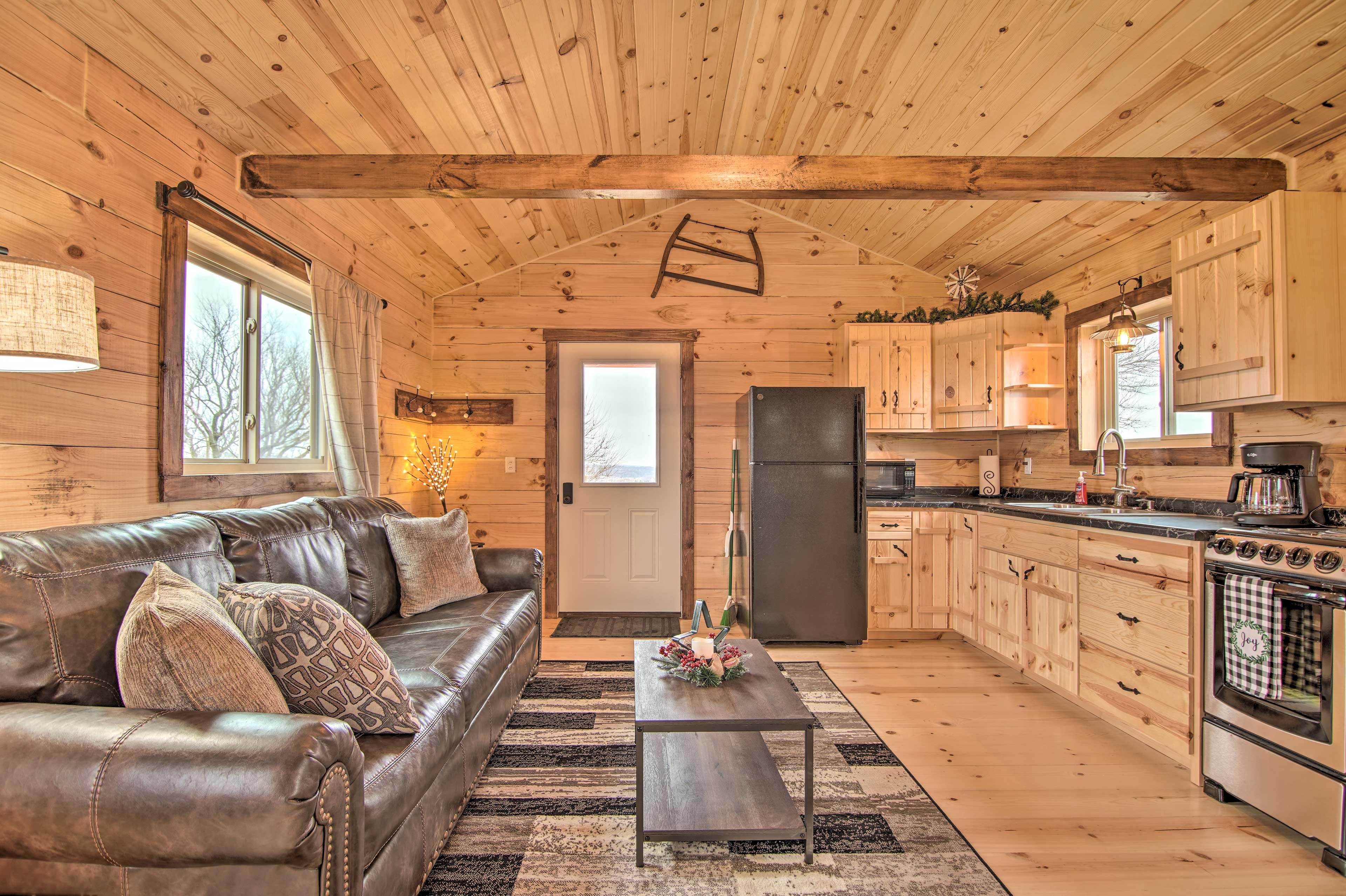 Property Image 1 - Quiet Farmhouse-Style Cabin w/ Front Porch!