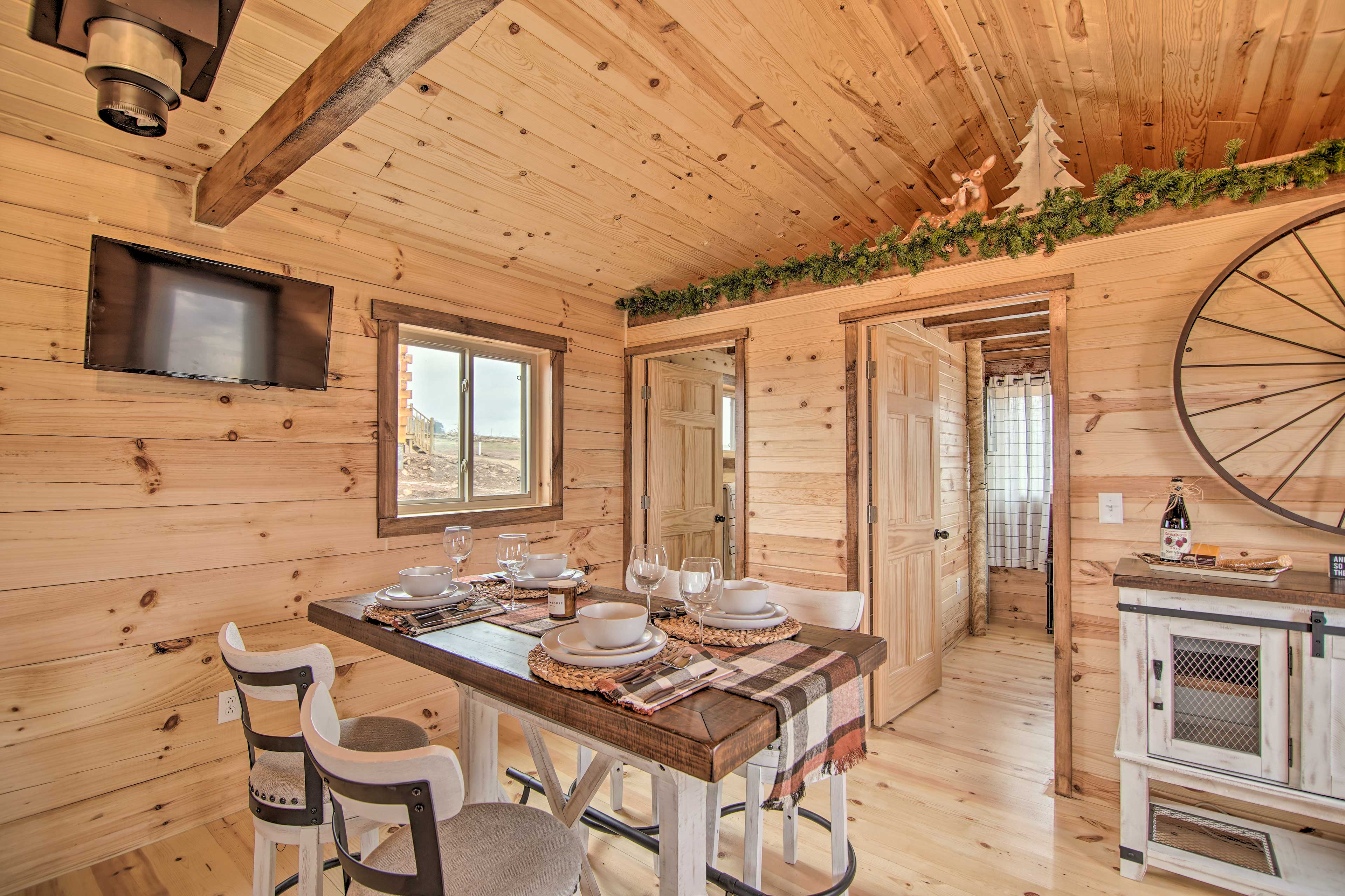 Property Image 2 - Quiet Farmhouse-Style Cabin w/ Front Porch!