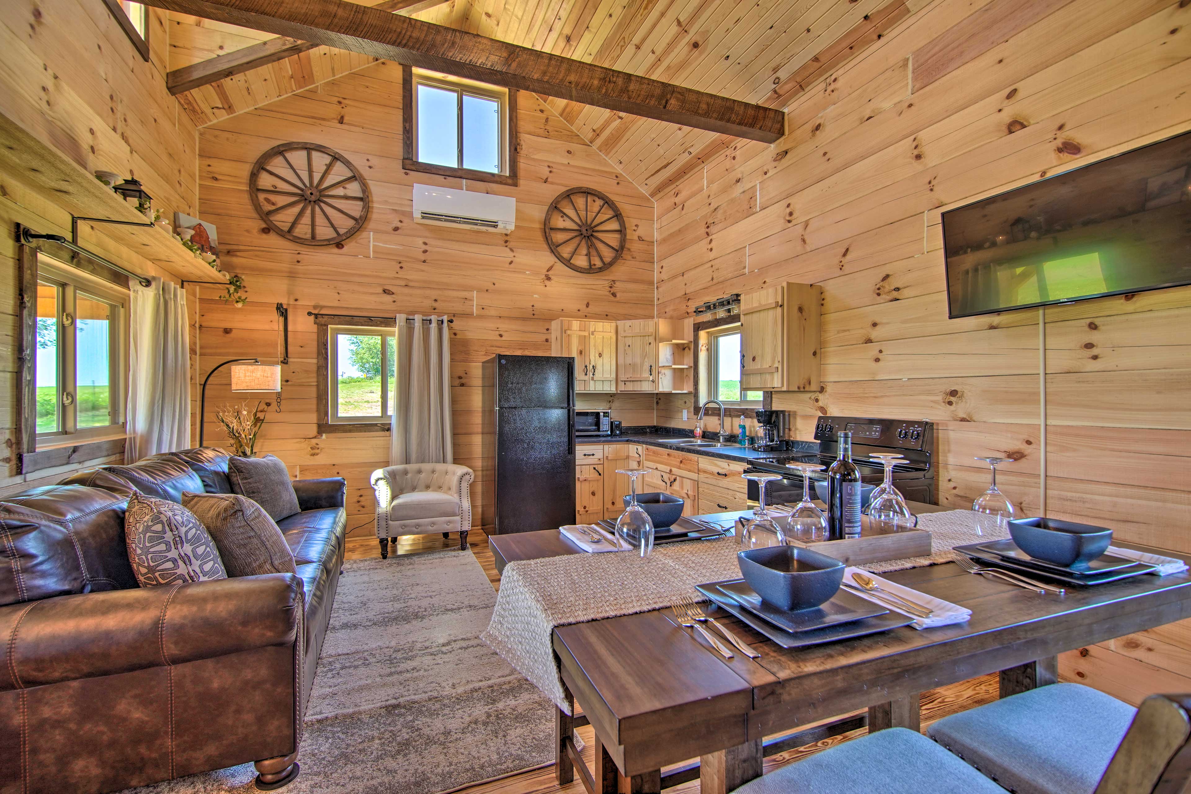 Property Image 1 - Peaceful Blanchardville Cabin on 35-Acre Farm