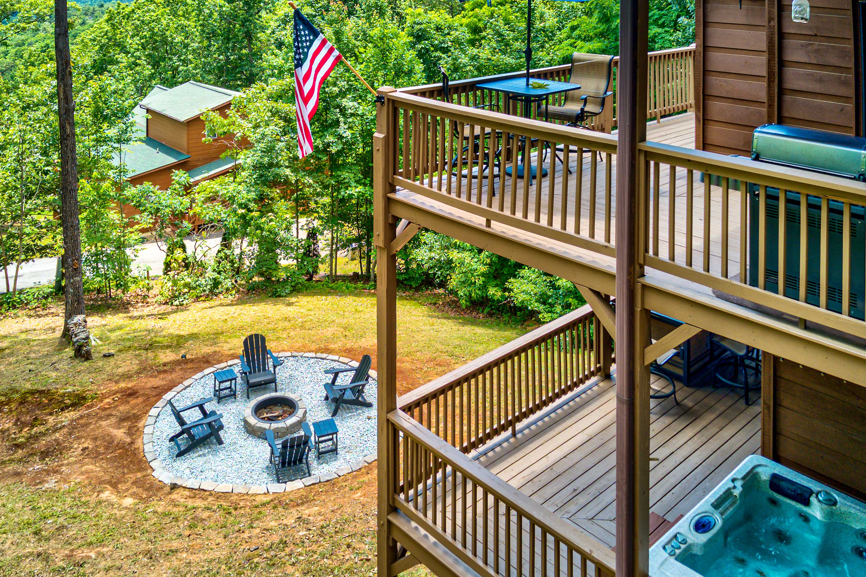 Property Image 2 - Spacious Murphy Chalet w/ Hot Tub: Mtn Views!