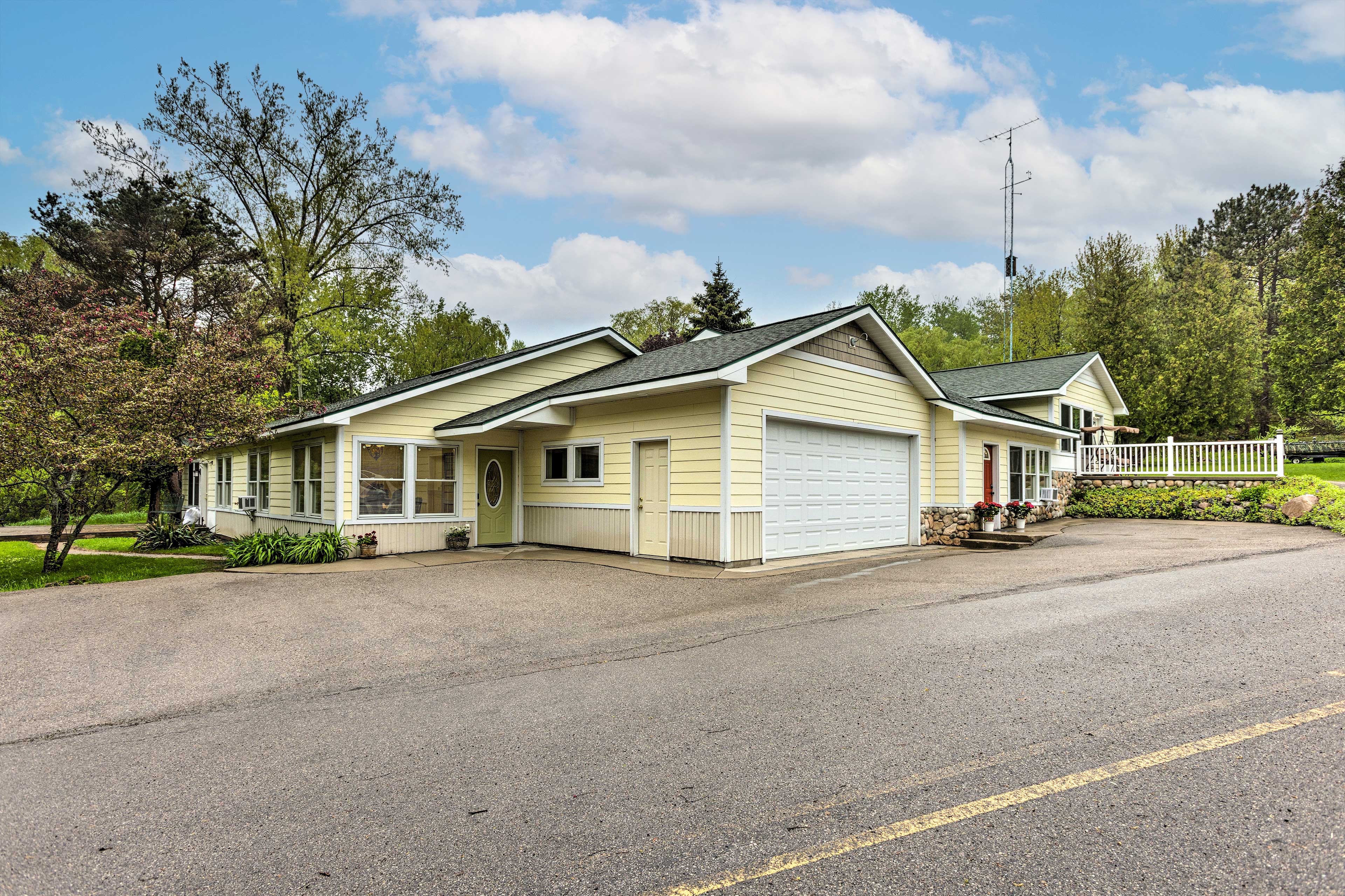 Near Ice Fishing & Snowmobiling: Frankfort Home