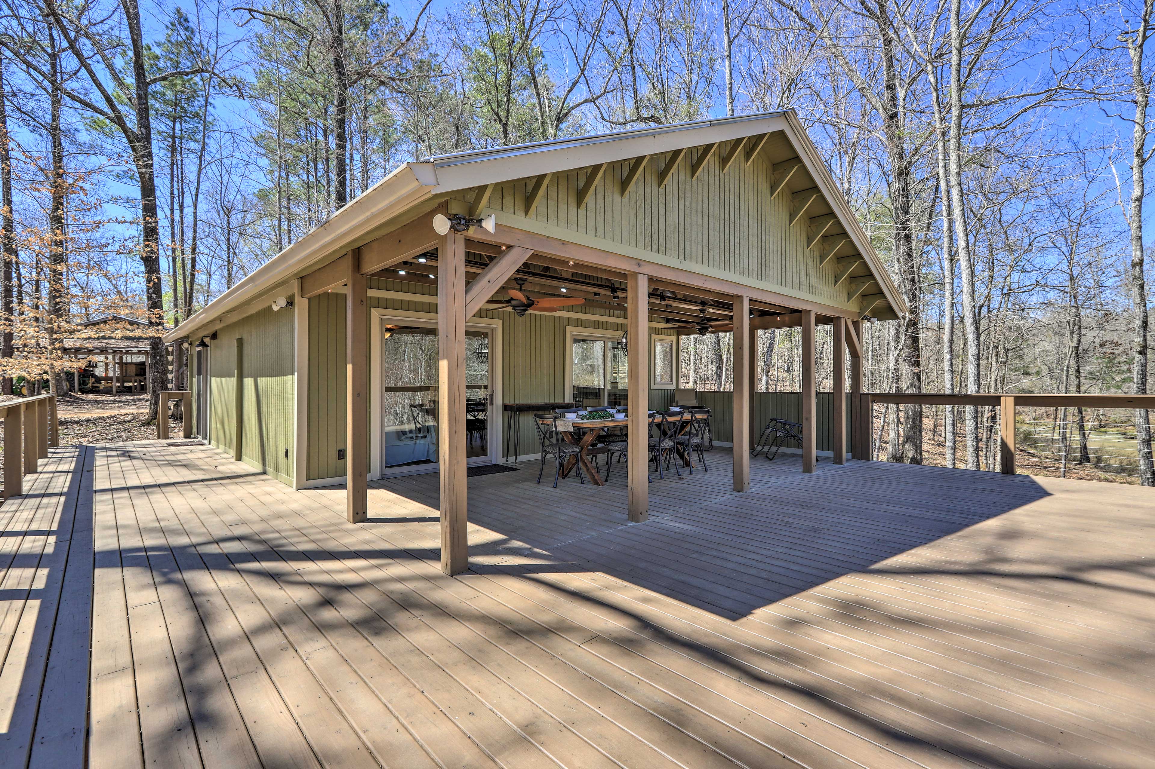 Property Image 1 - Stunning Culloden Cabin with Deck & Creek View!