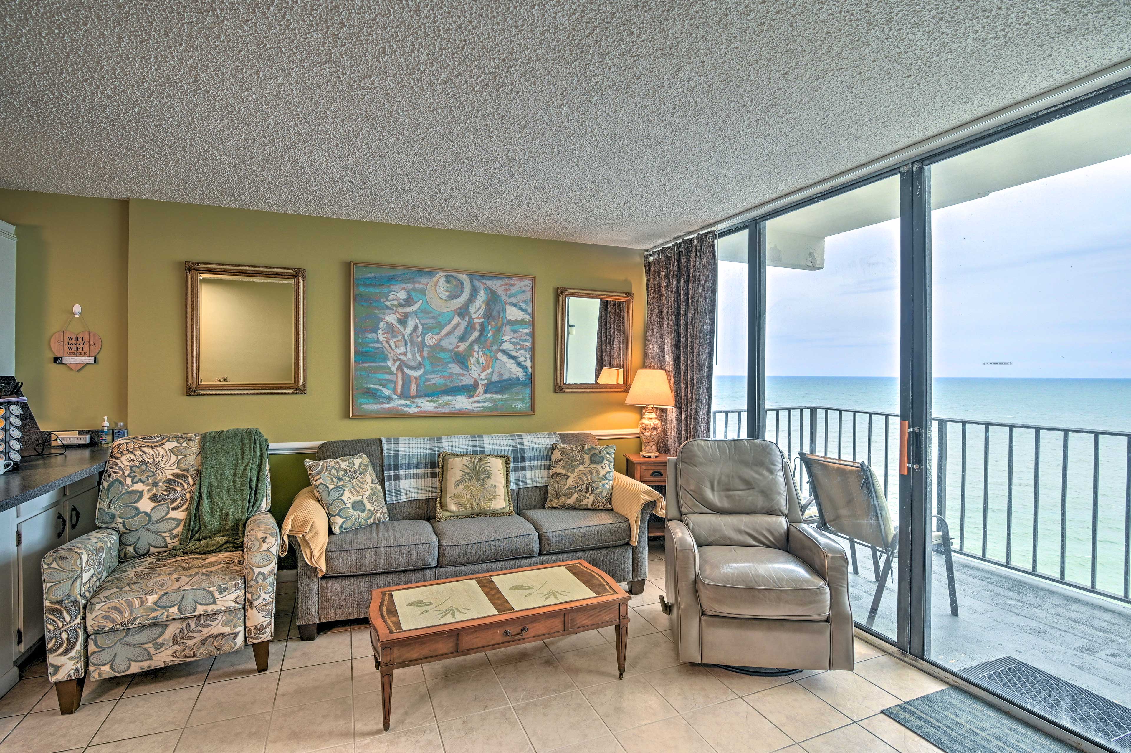 Property Image 1 - Murrells Inlet Condo w/ Ocean Views & Pool Access!