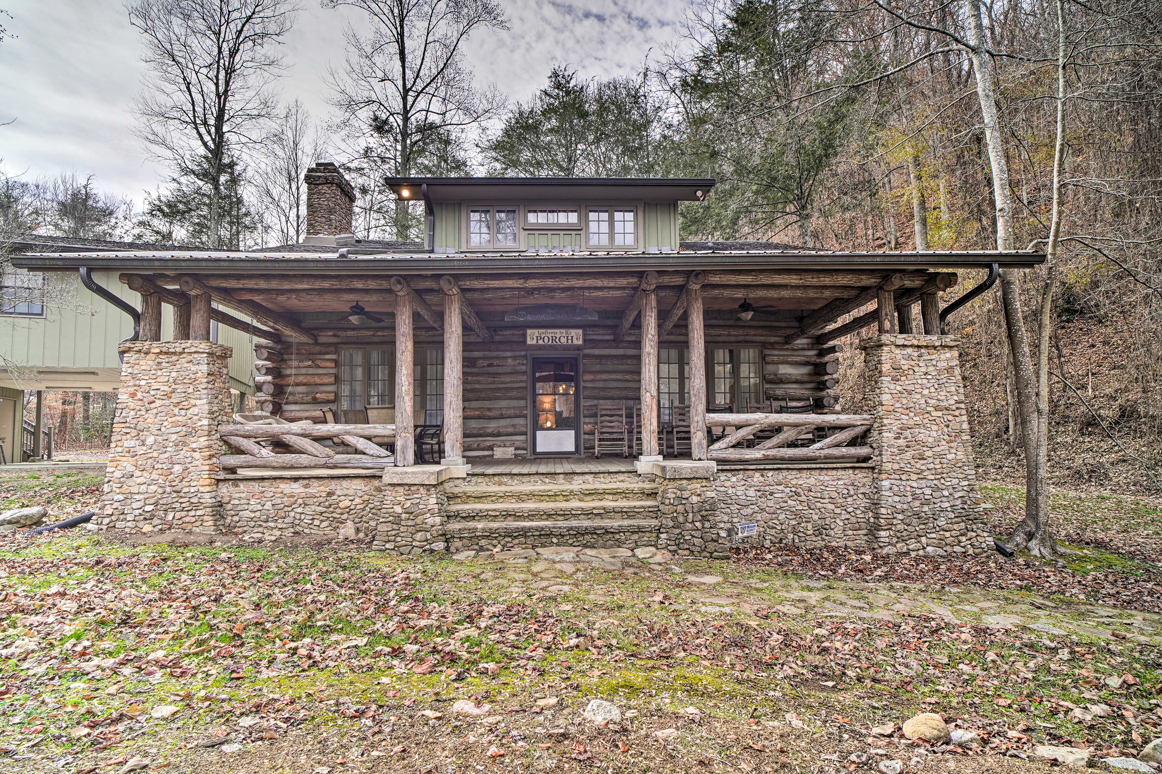 Property Image 2 - Tranquil Smoky Mountain Cabin w/ Porch & Fire Pit