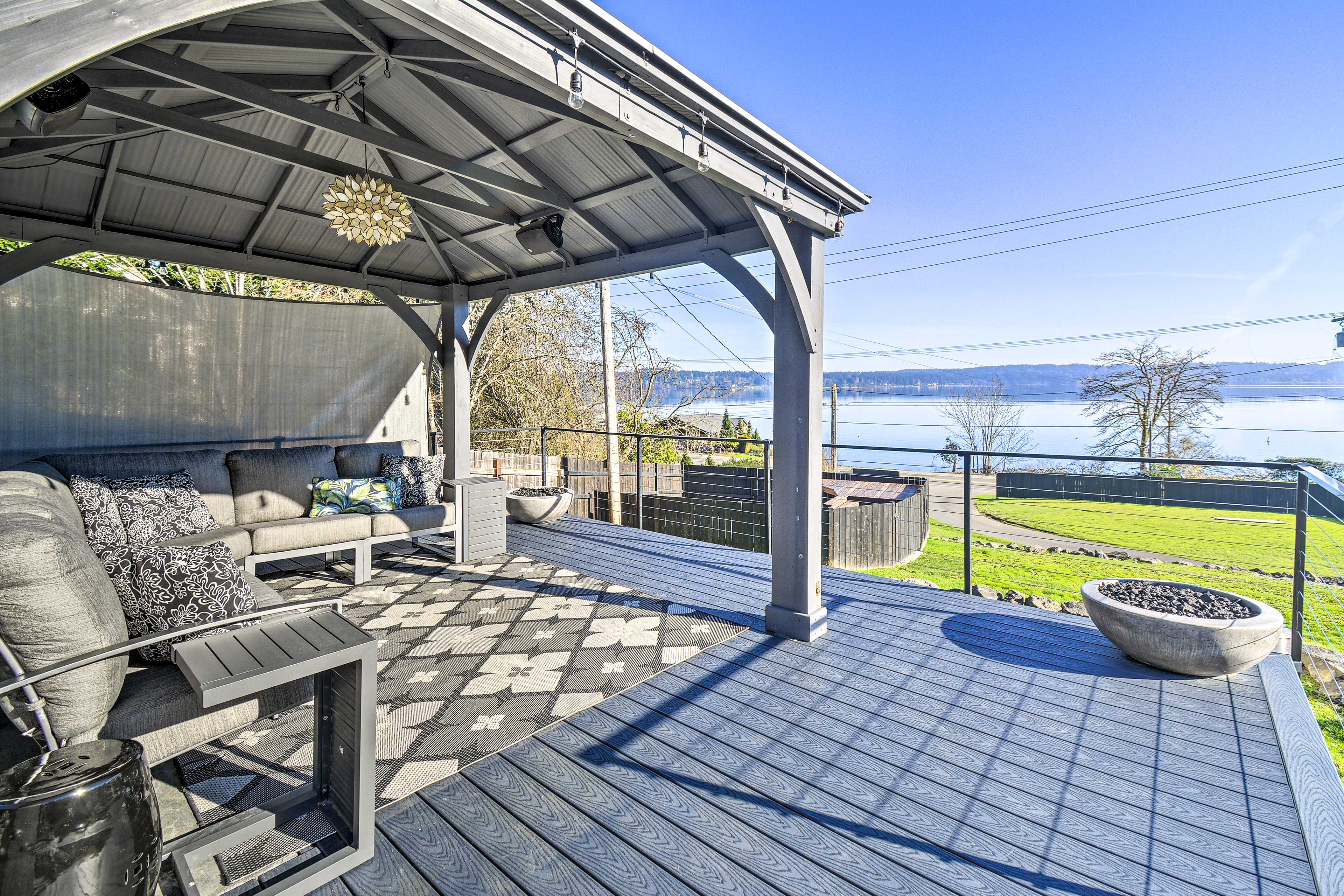 Property Image 1 - Puget Sound Cabin with Hot Tub and Water Views!