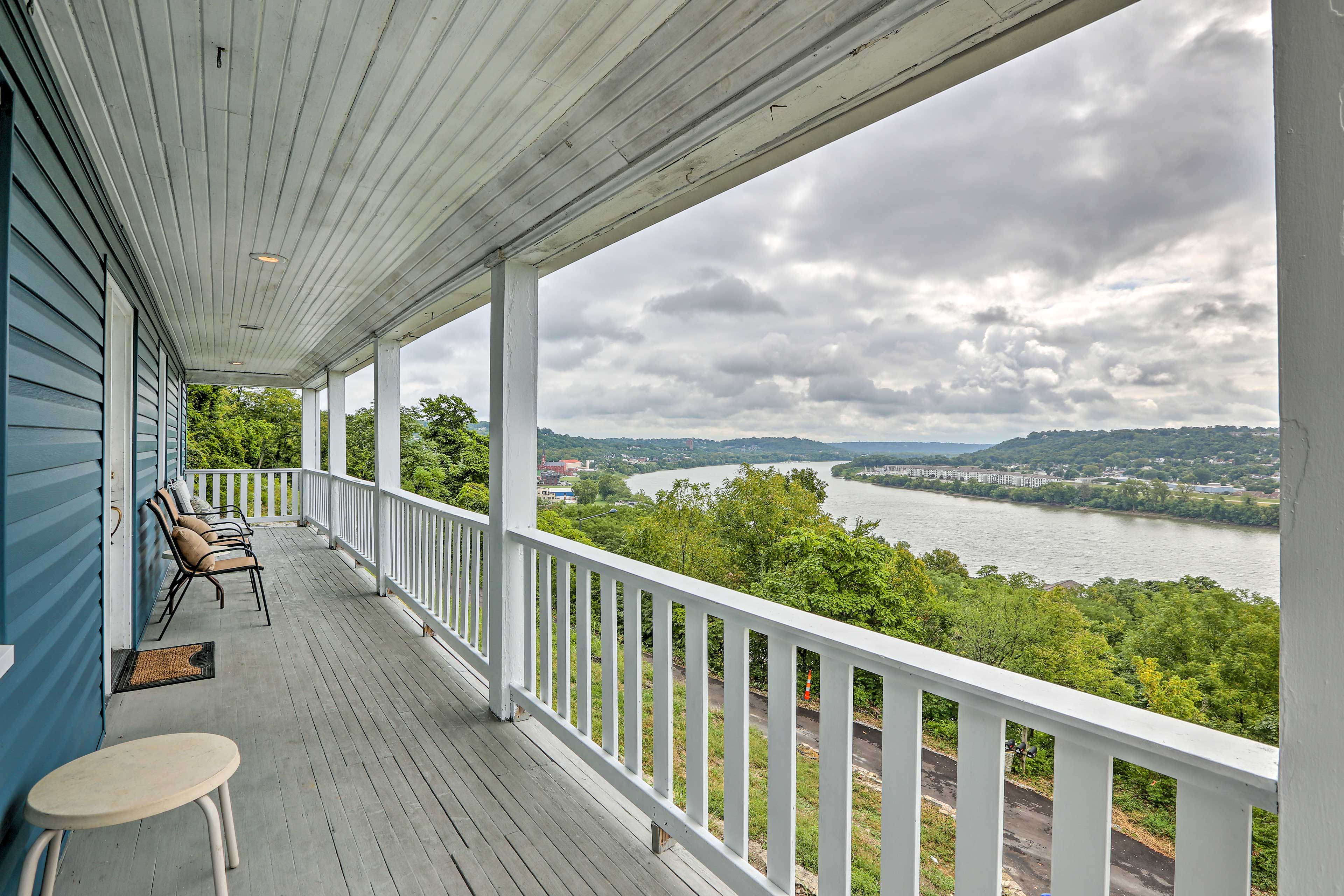 Property Image 1 - Queen City Home w/ Ohio River View - 3 Mi to Dtwn!