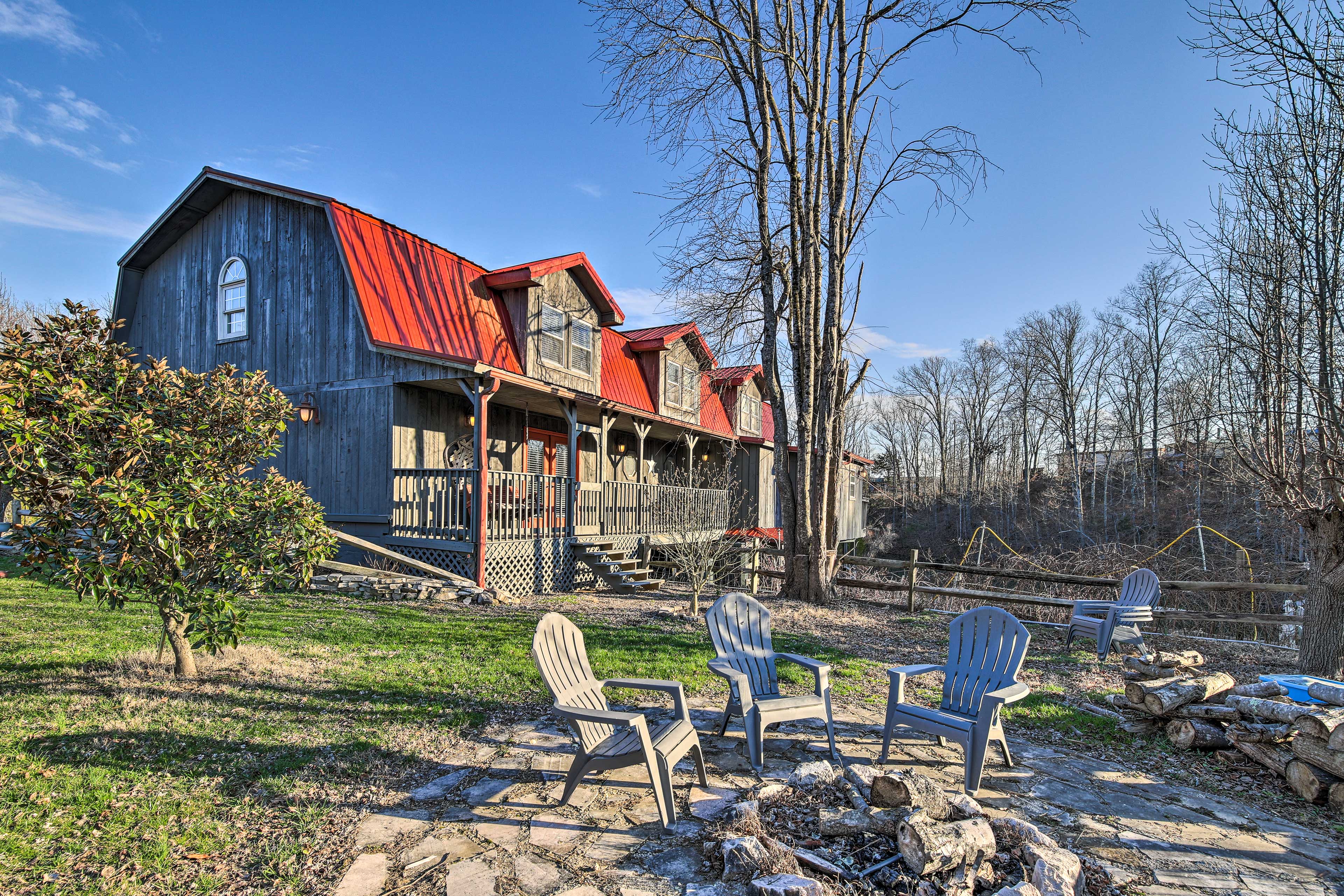Property Image 1 - Strawberry Plains Cabin: Private Pond & Game Room!