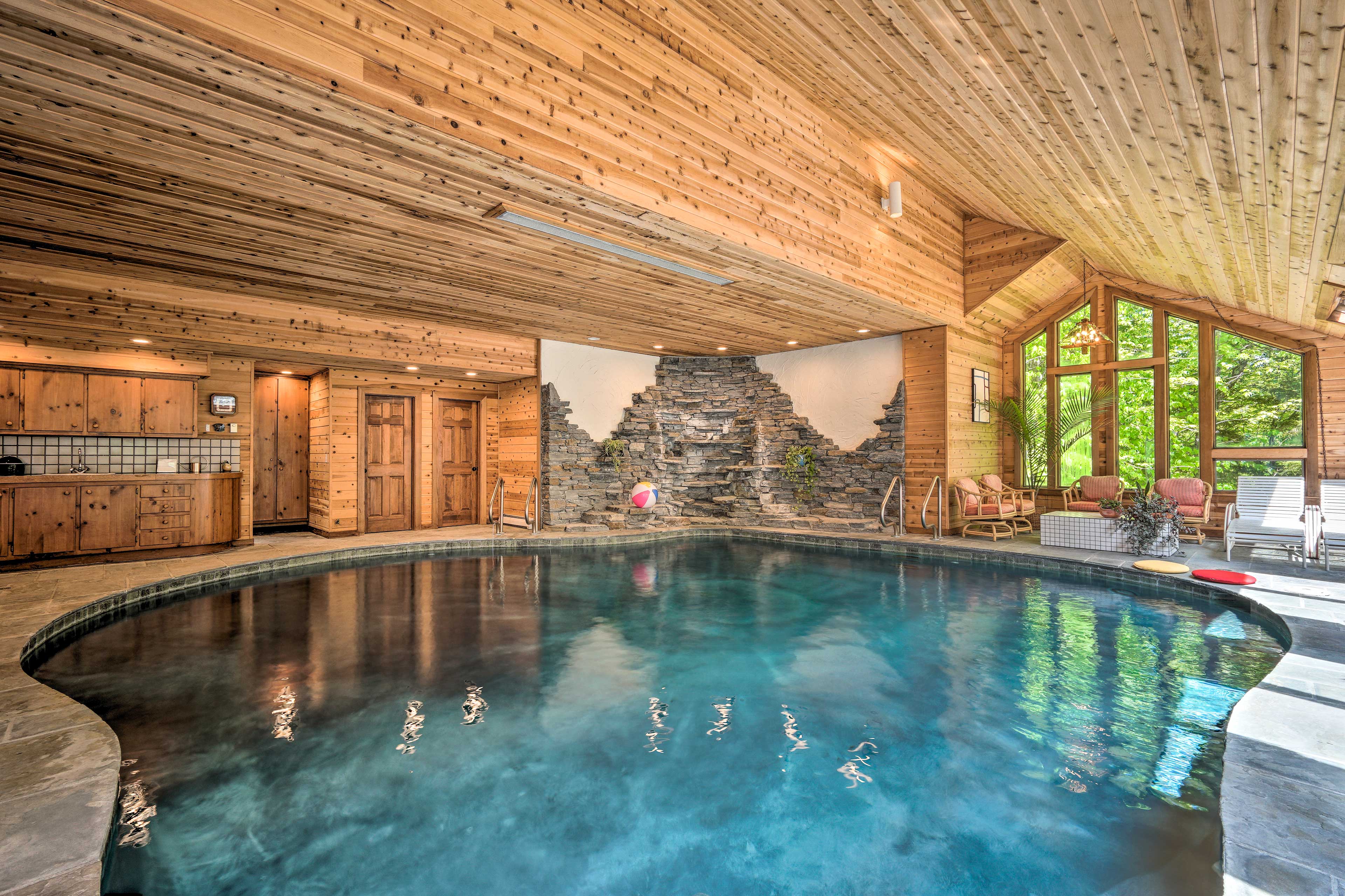 Property Image 2 - Luxe Plymouth Chalet w/ Indoor Pool & 3 Decks!