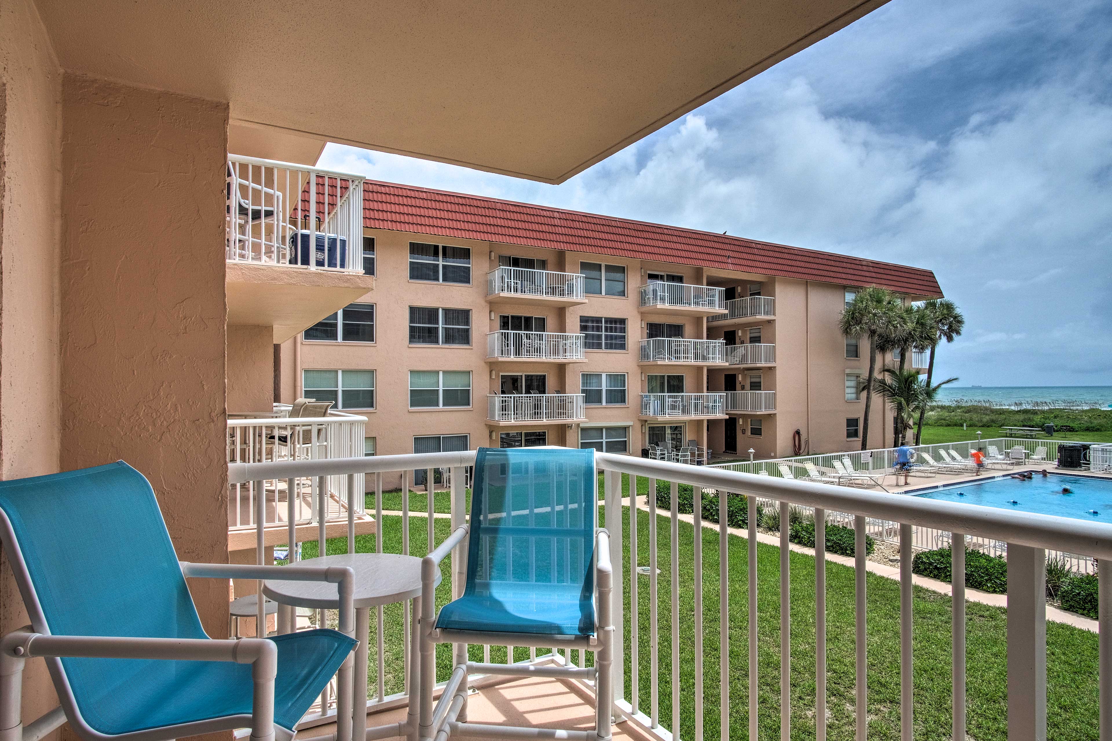 Property Image 1 - Sunny Cocoa Beach Condo w/ Balcony & Pool Access