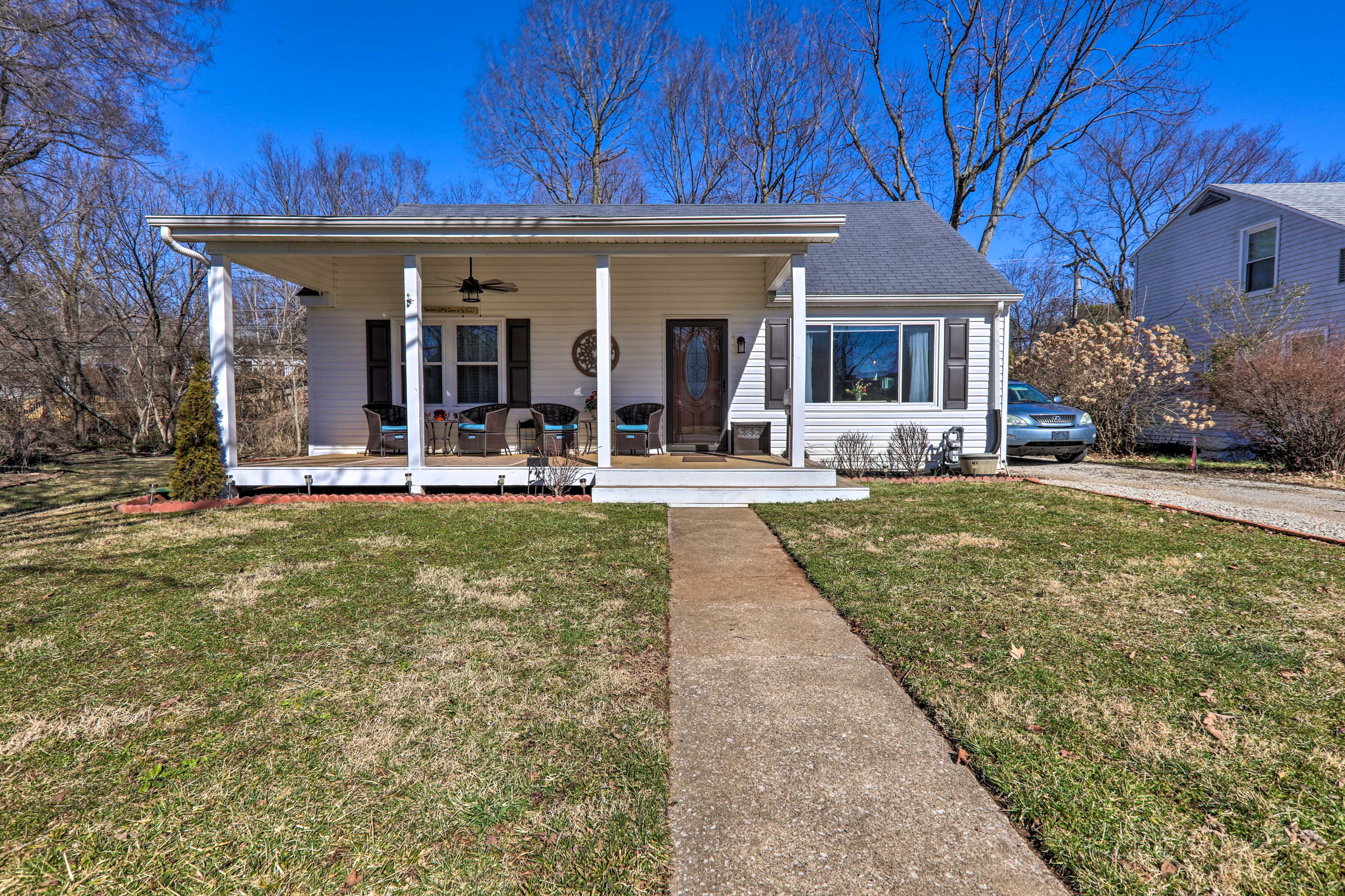 Property Image 1 - Quaint Creekside Cottage w/ Porch & Backyard!